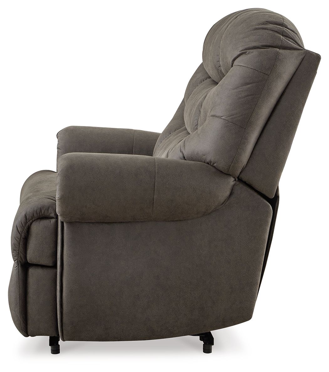 Ashley Furniture Camera Time - Zero Wall Recliner - Gunmetal - Image 7
