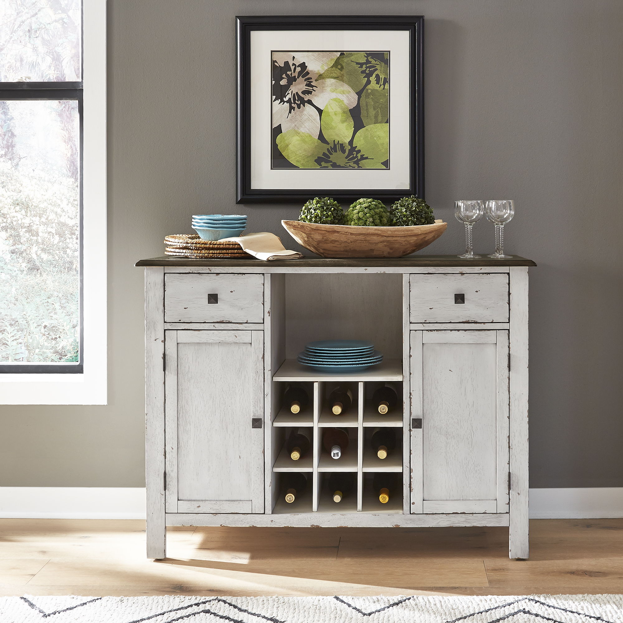 Liberty Furniture Carolina Crossing - Server - White
