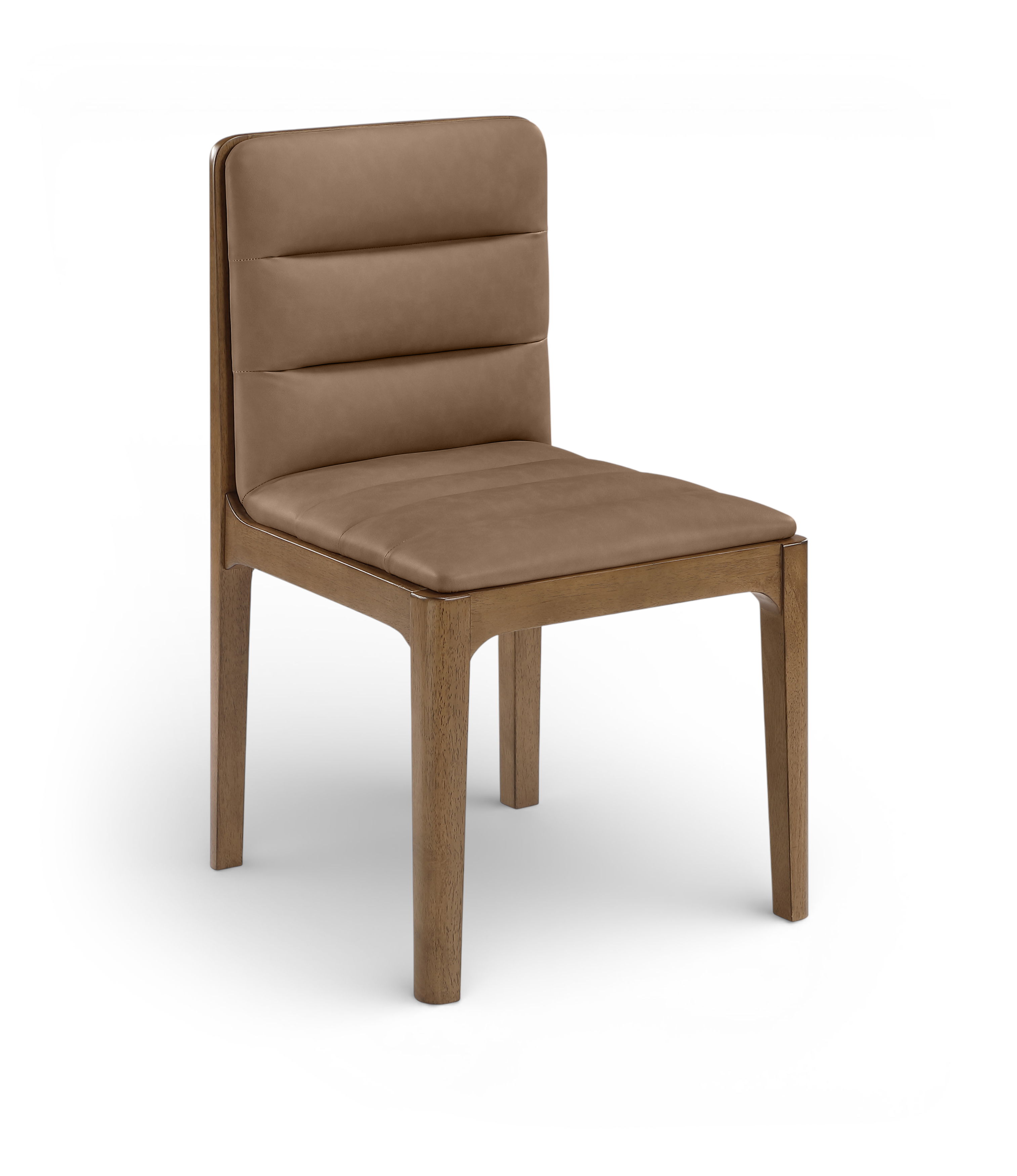 Ellis - Vegan Leather Upholstered Dining Chair (Set of 2) - Brown