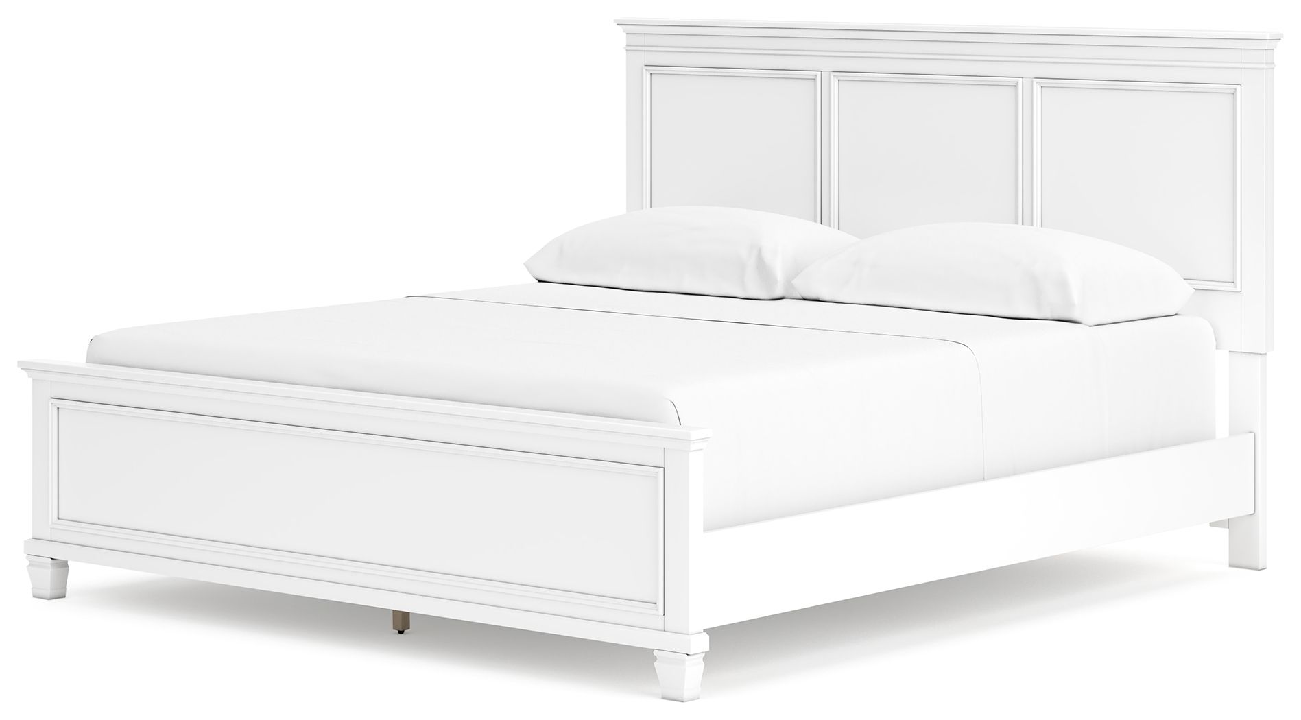 Fortman - California King Panel Bed - White