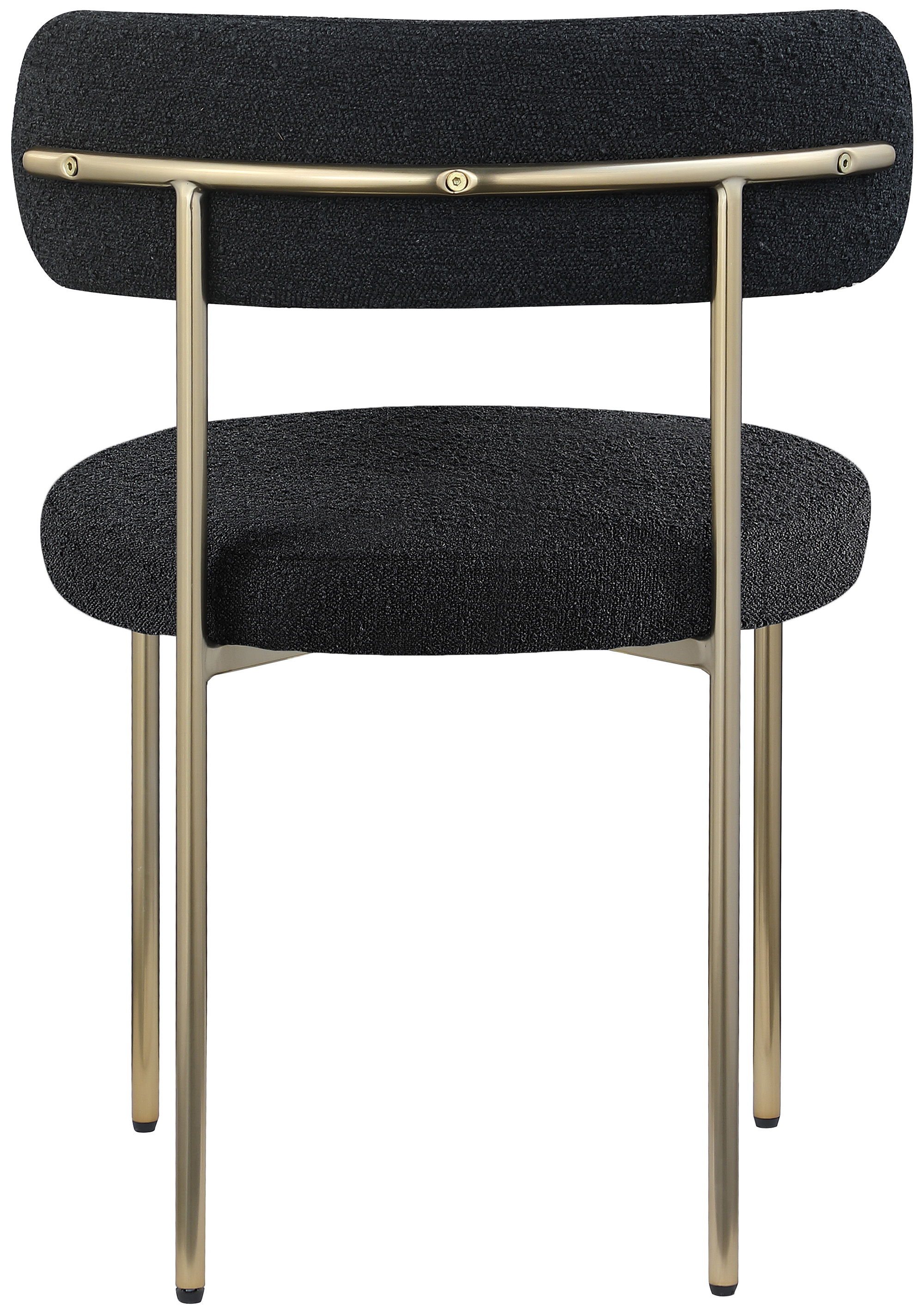 Beacon - Boucle Fabric Dining Chair (Set of 2) - Black