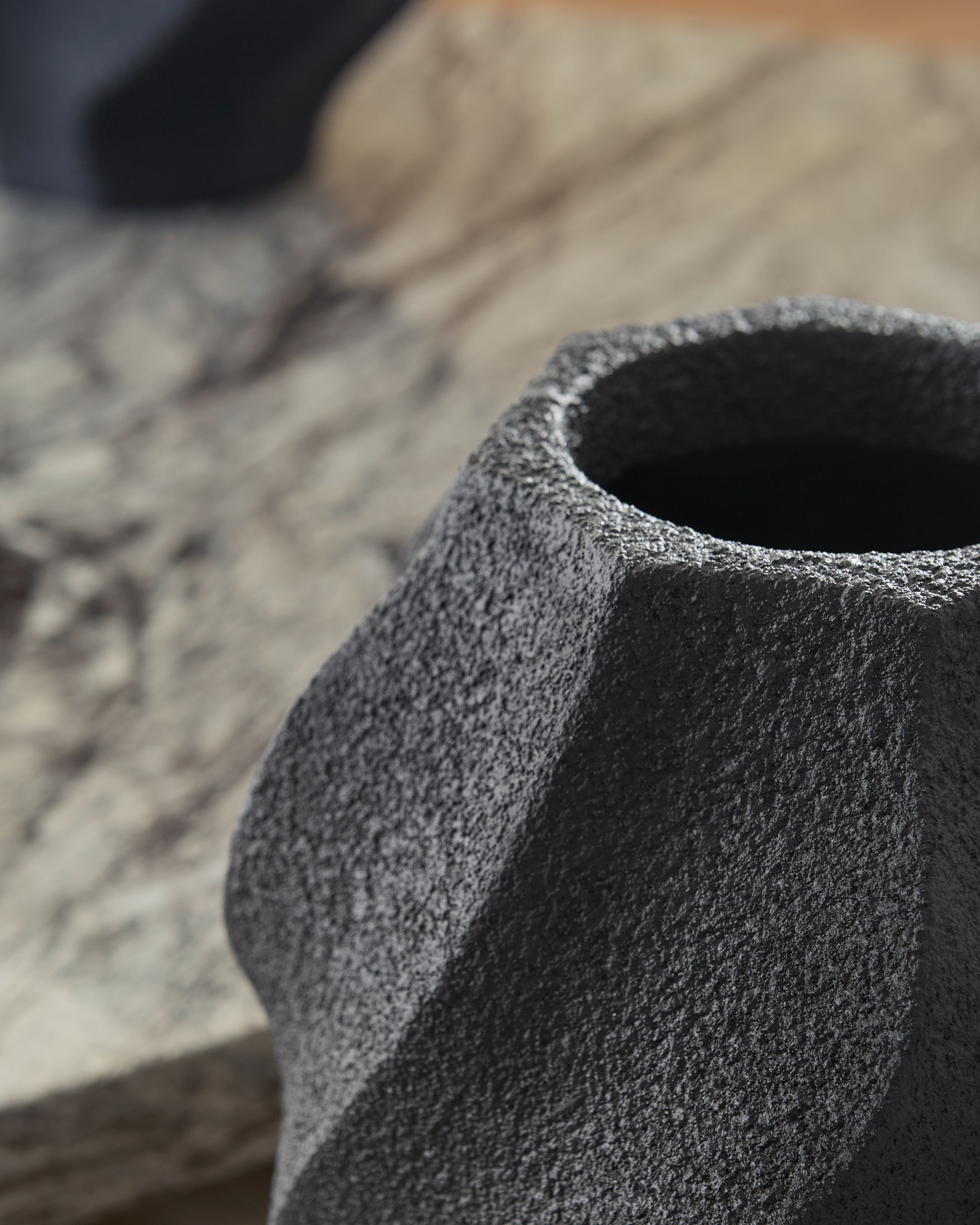 Judworth - Vase - 12" - Black, black, view 4