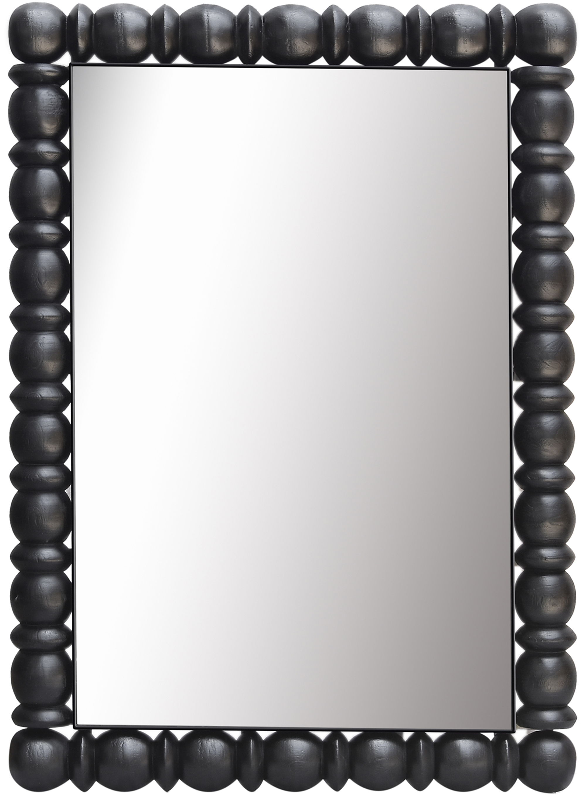 Aubrey - Wood Mirror - Black