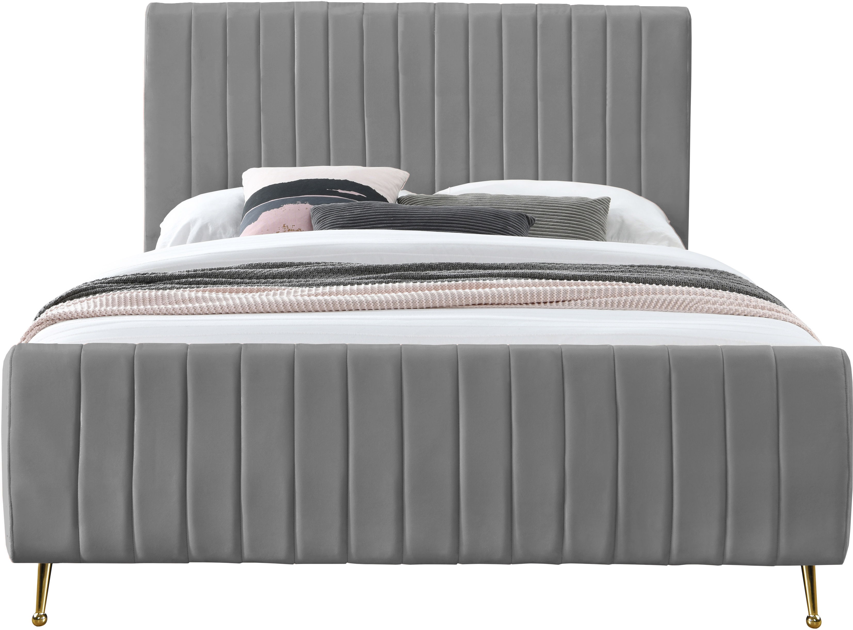 Zara - Full Bed - Gray