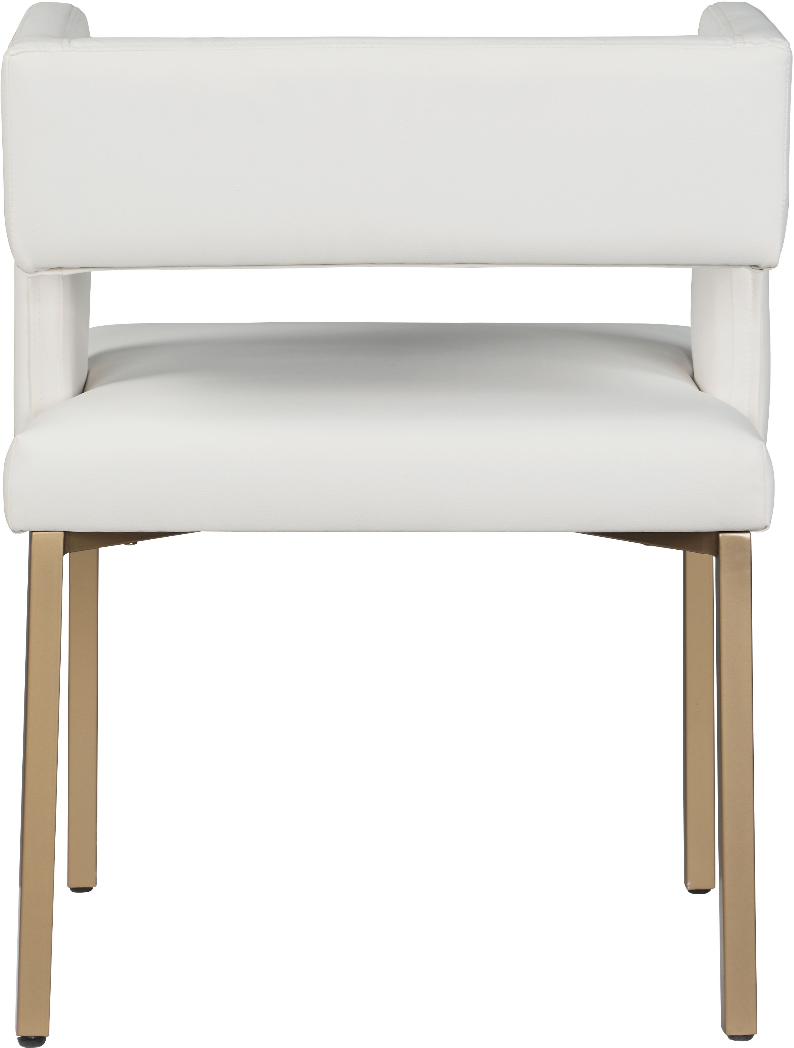 Caleb - Faux Leather Dining Chair (Set of 2) - White