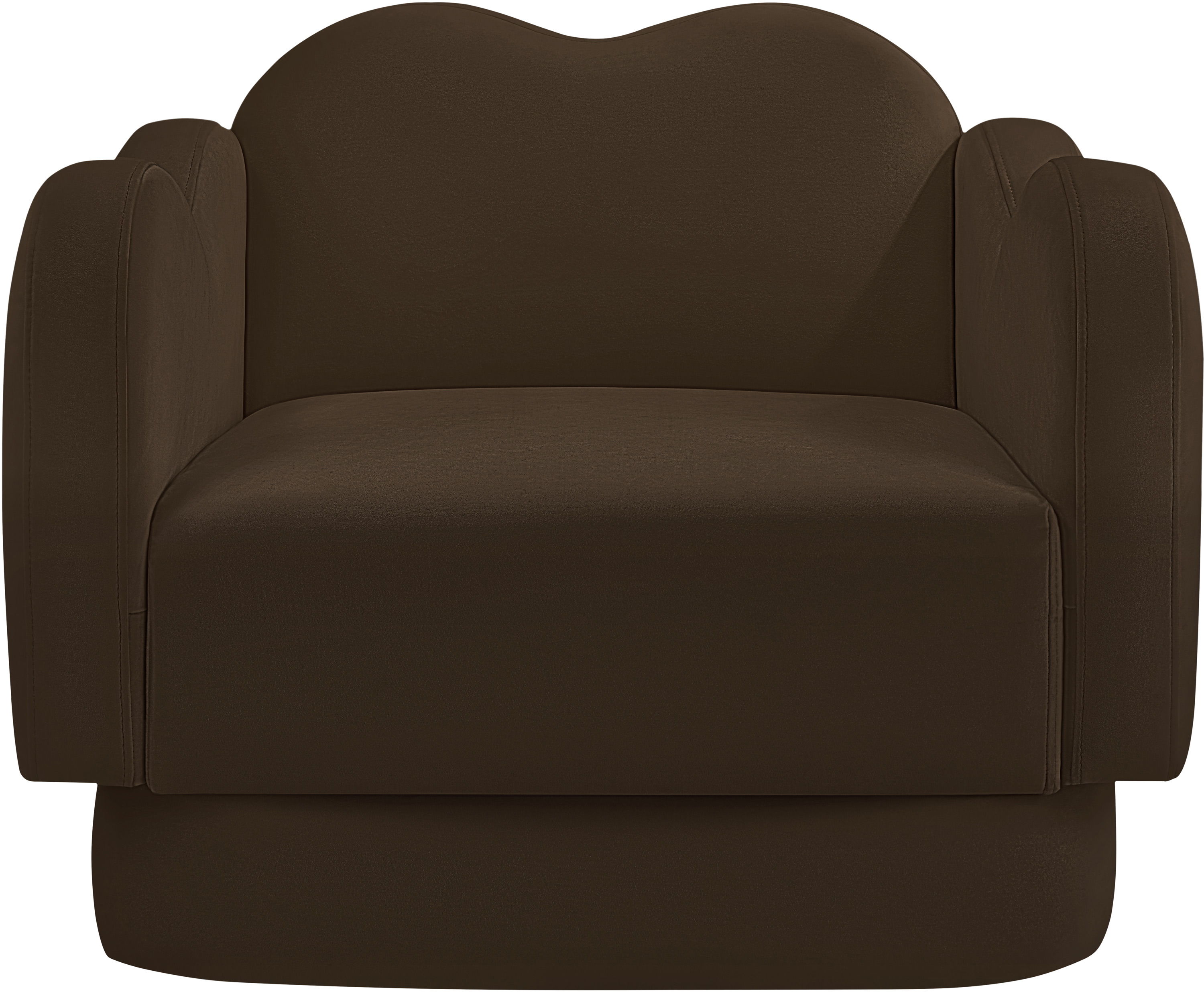 Bloom - Velvet Chair - Brown