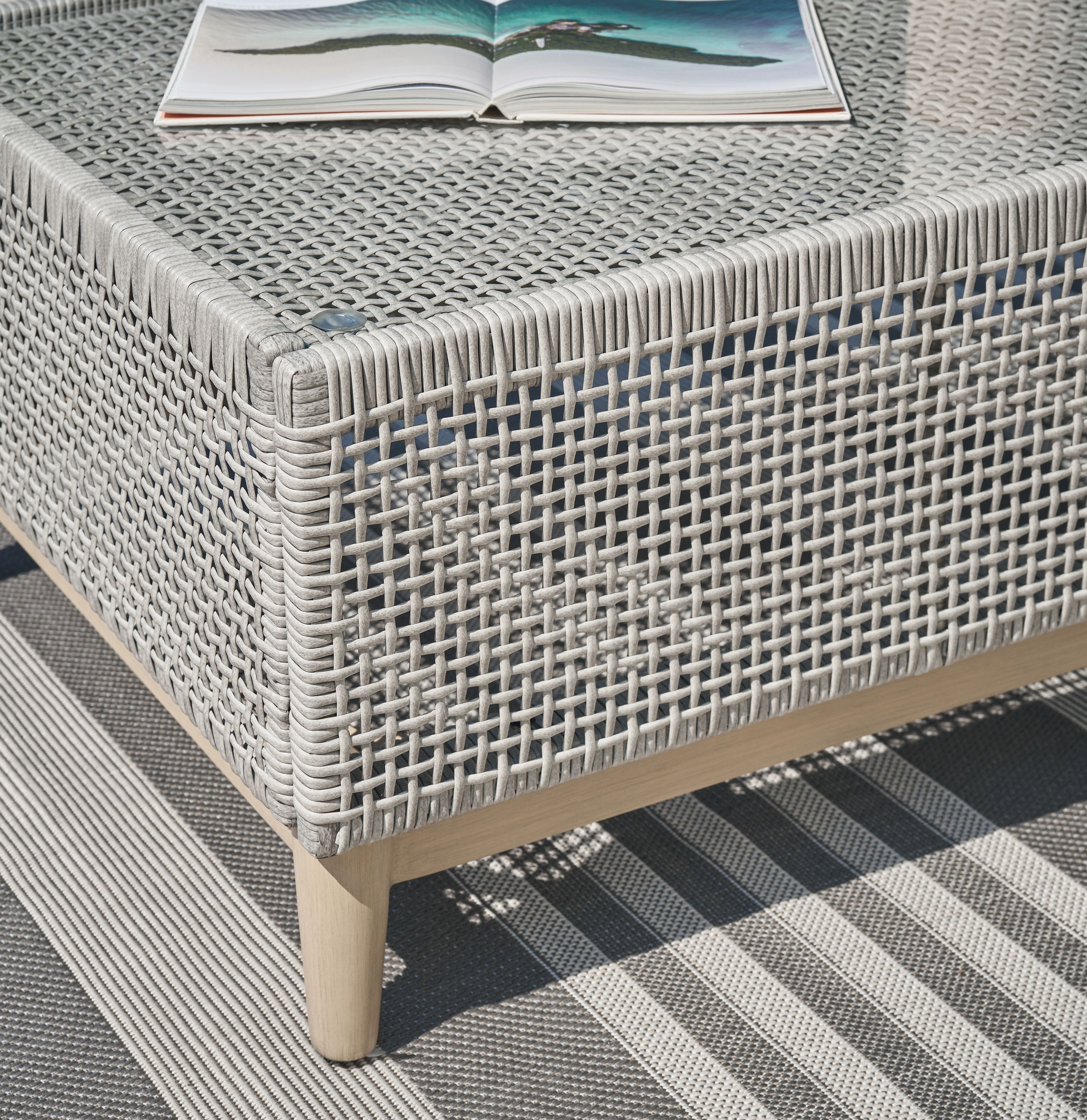 Ashley Furniture Seton Creek - Rectangular Cocktail Table - Gray - Image 6