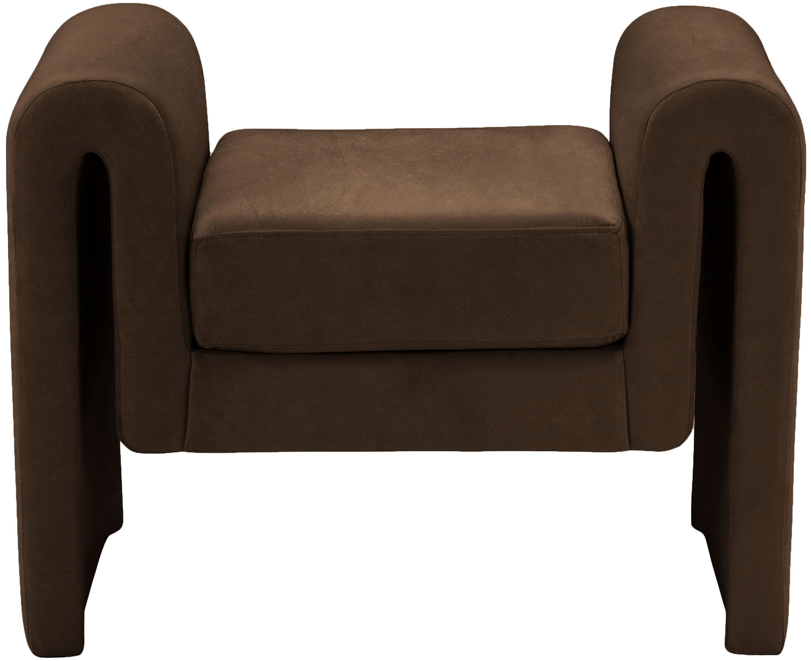 Sloan - Fabric Bench - Brown
