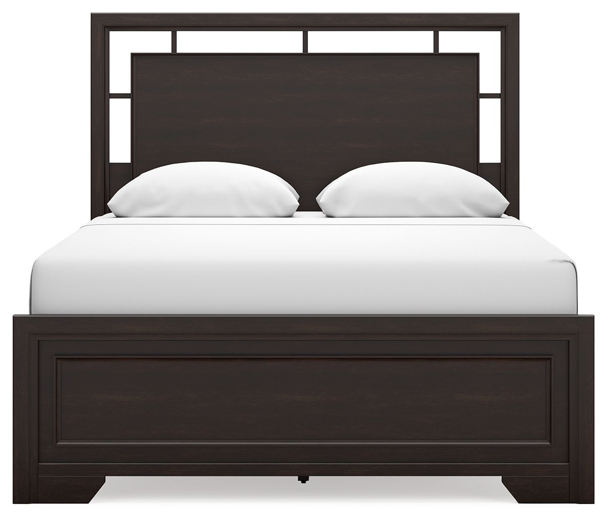 Ashley Furniture Covetown - Queen Panel Bed - Dark Brown - Image 4