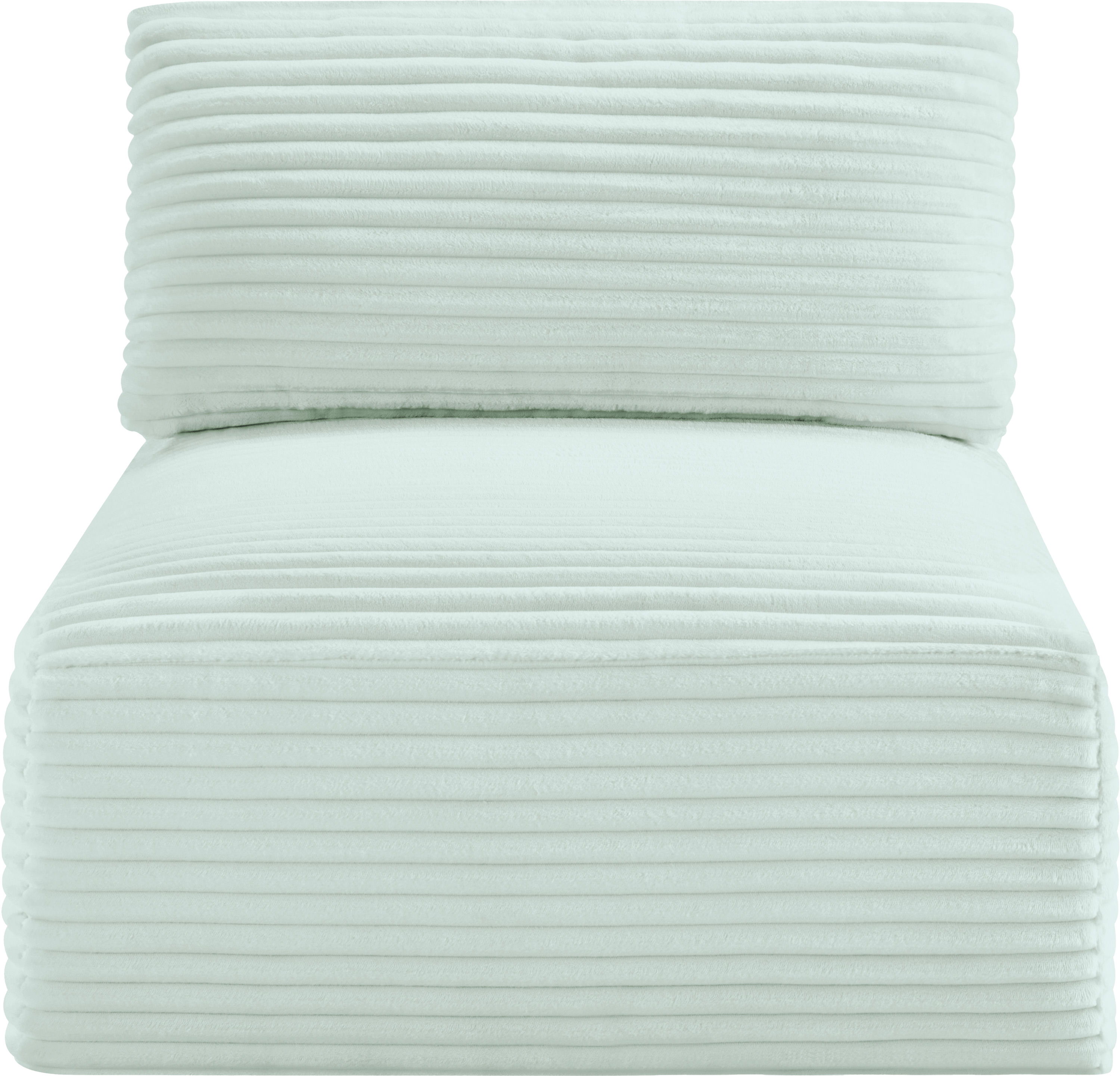 Shaggy - Armless Chair - Mint