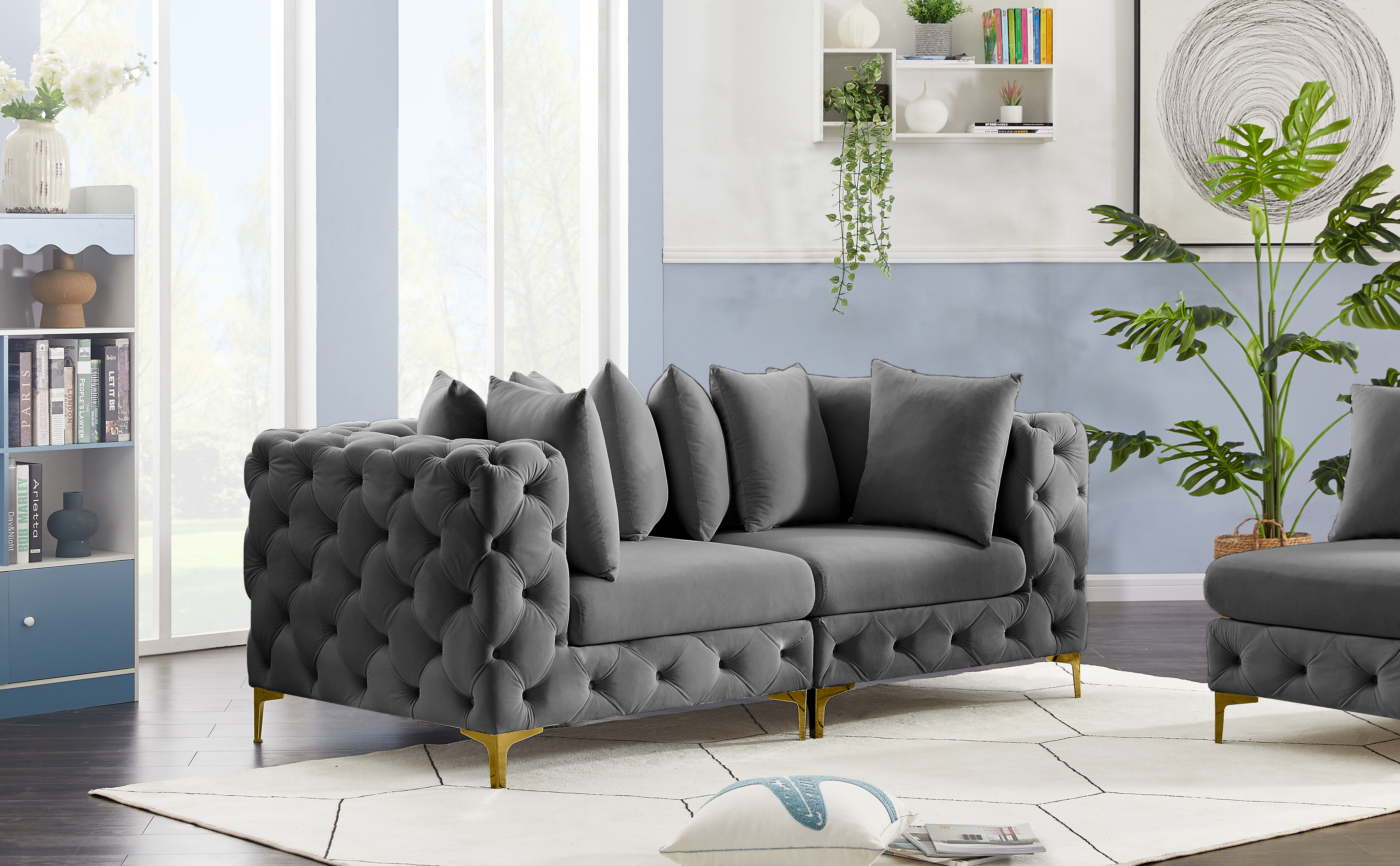 Tremblay - 2 Piece Modular Sofa - Gray