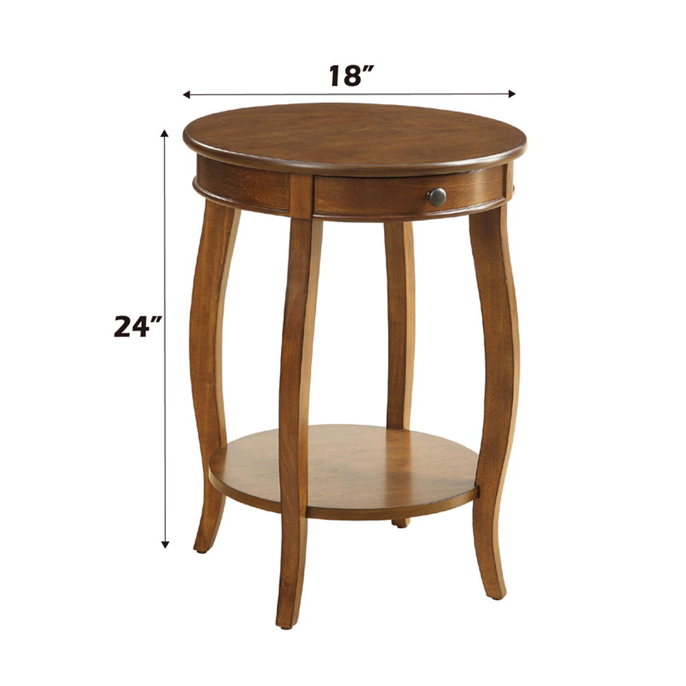 Alysa - Accent Table - Walnut, light brown, view 7
