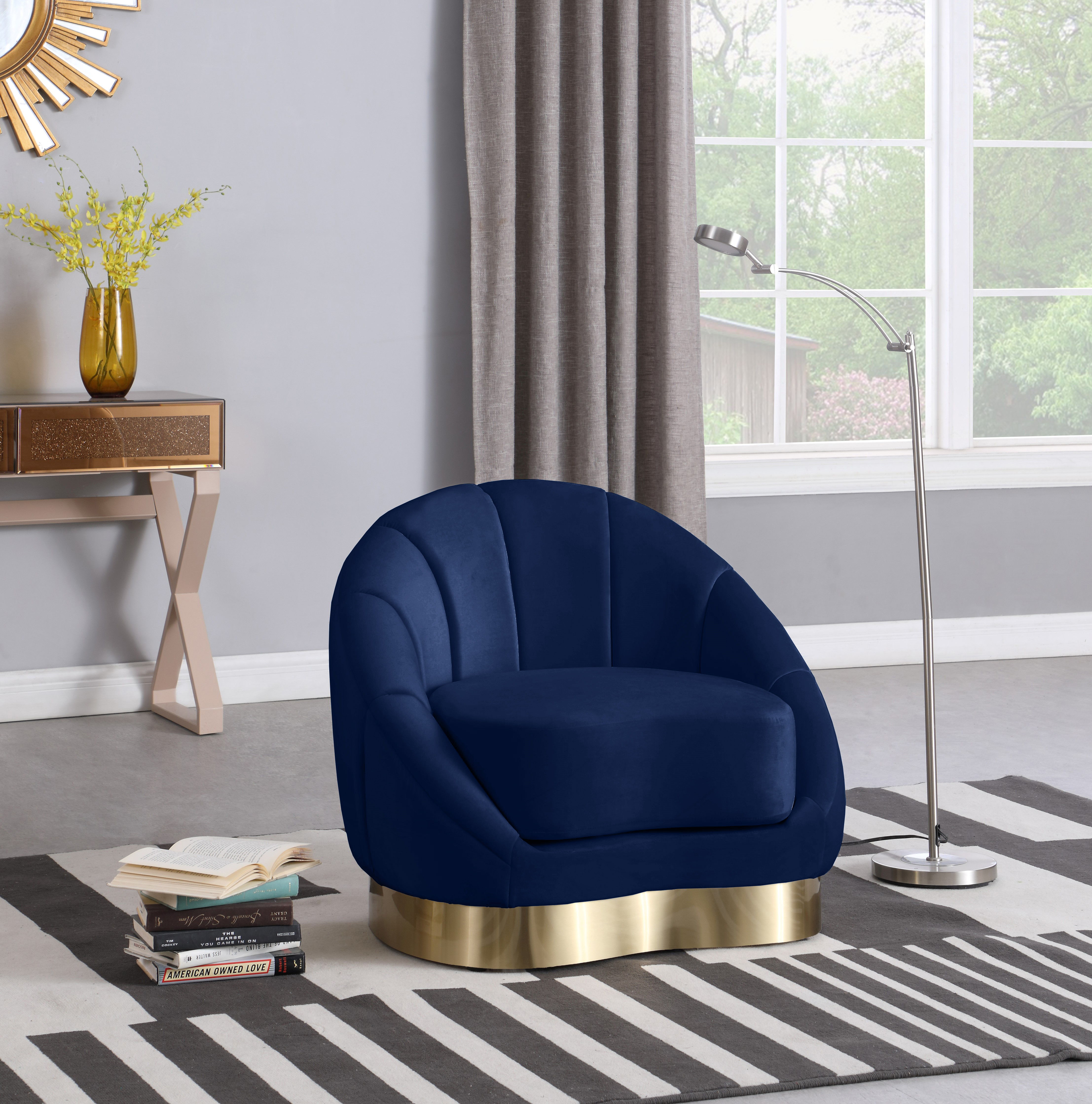 Shelly - Chair - Navy
