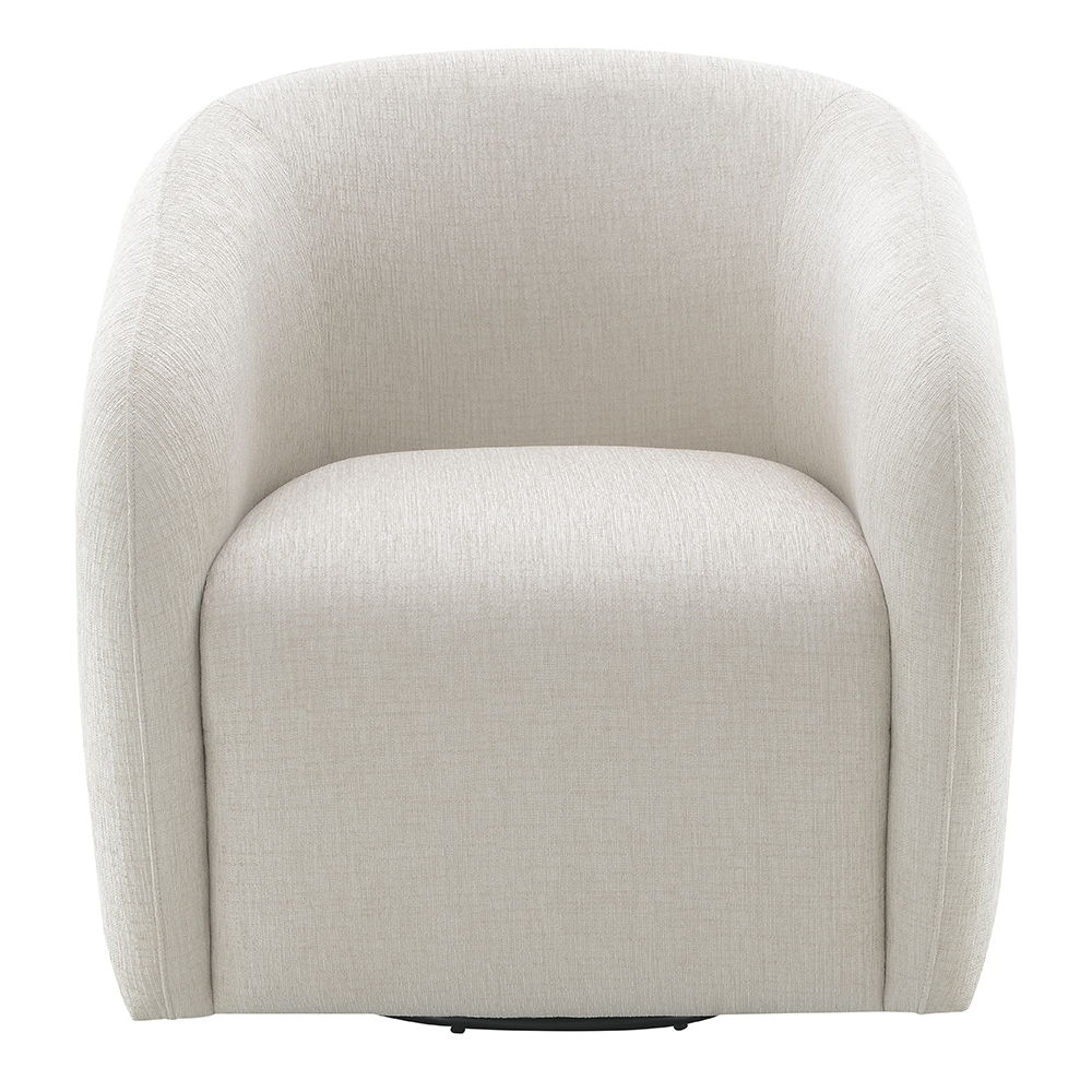 Etienne - Chair With Swivel - Beige Linen, beige, view 8