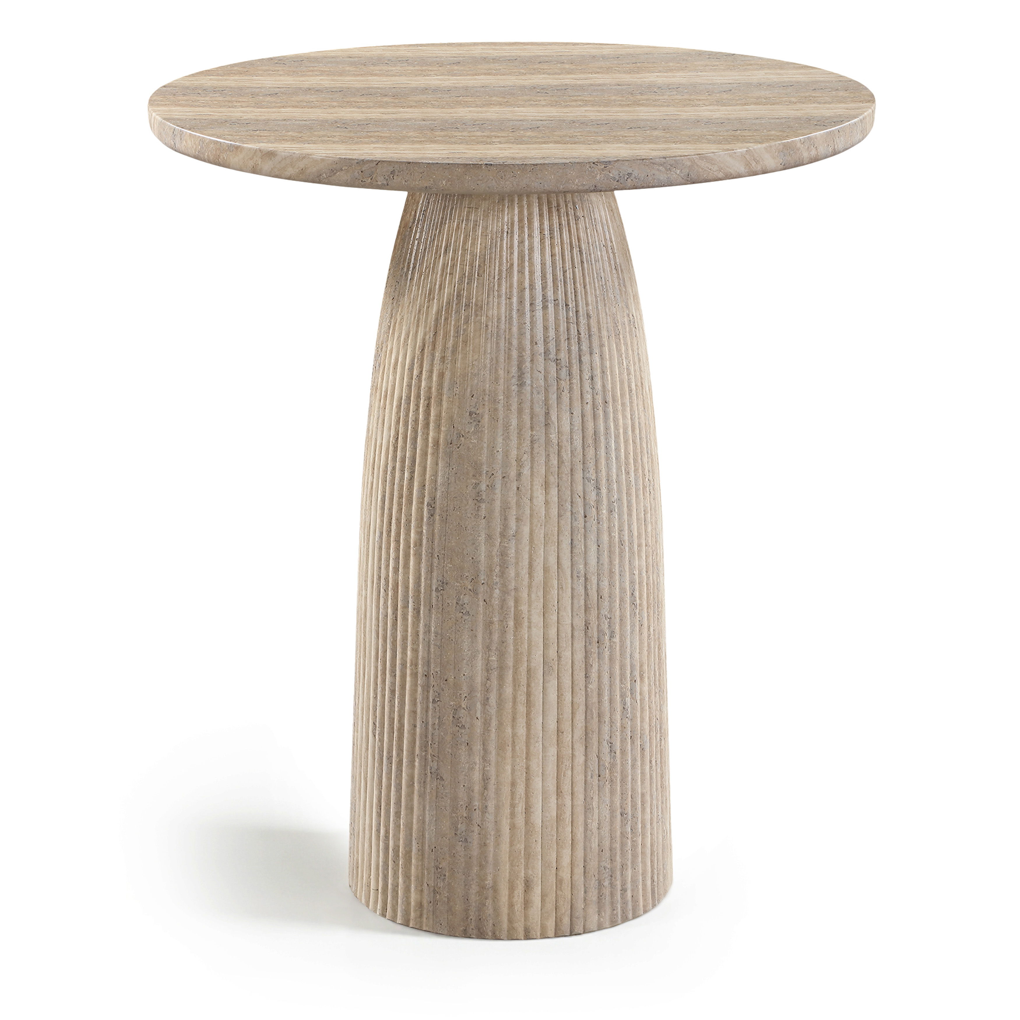 Venosa - Concrete Indoor/Outdoor Bar Table - Travertine