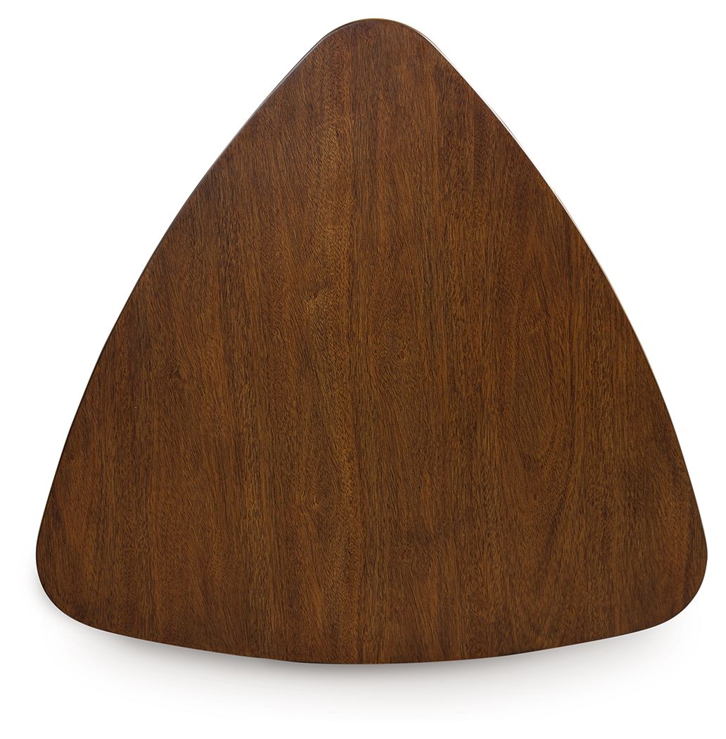 Ashley Furniture Tameride - Triangle Dining Room Table - Brown - Image 4