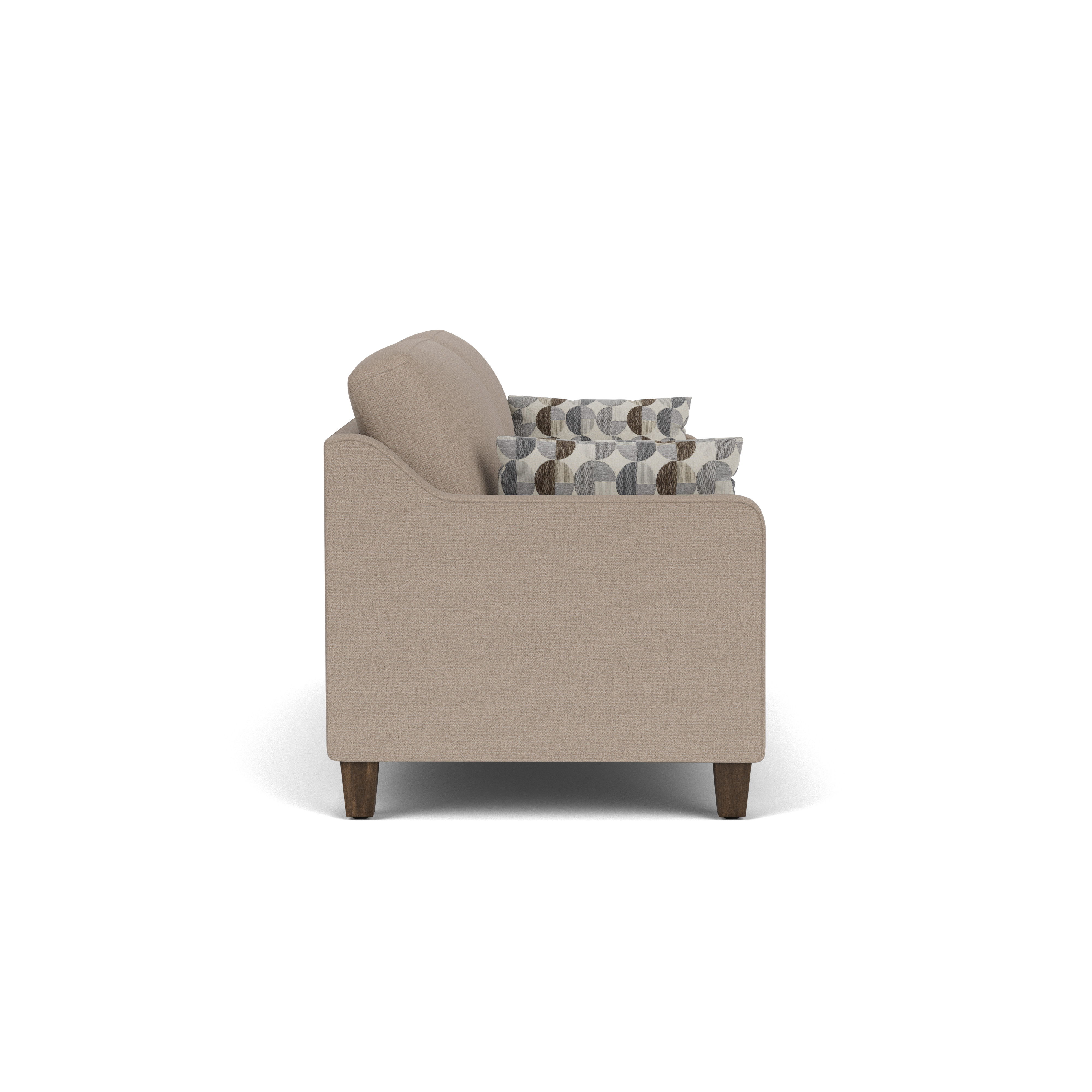Drew - Fabric Sofa, dark gray, view 6