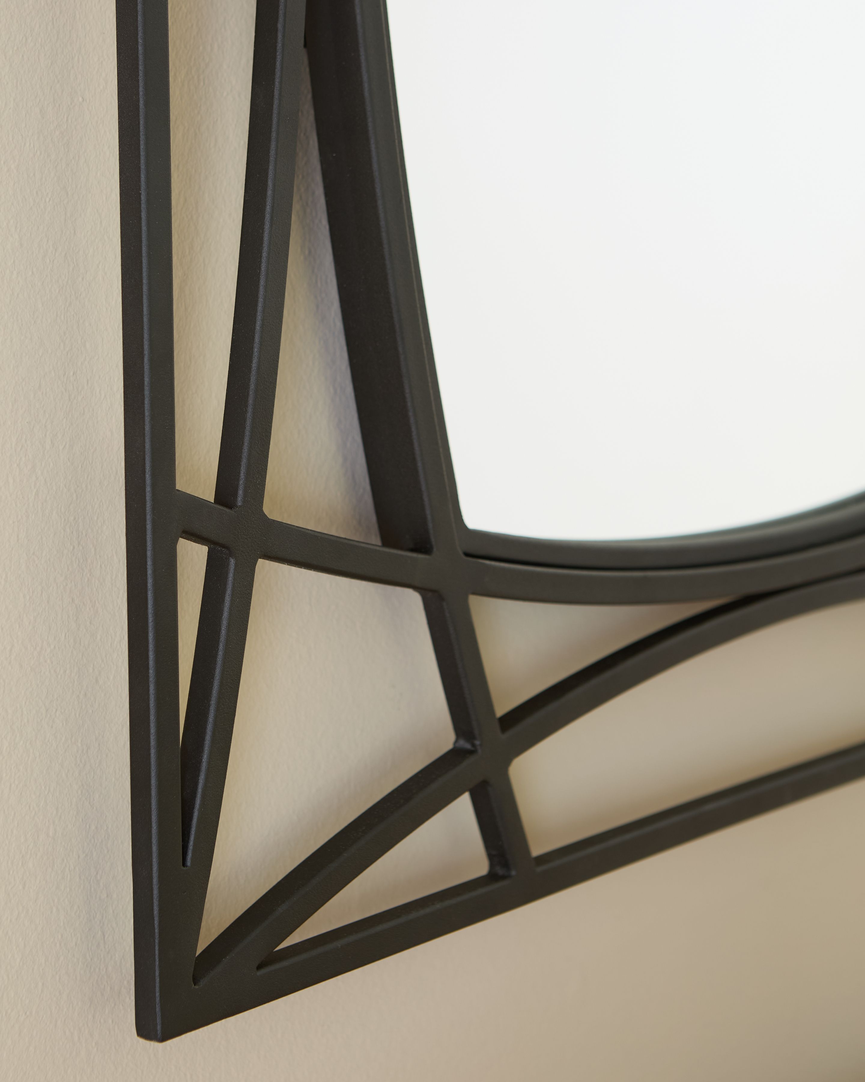 Freenville - Accent Mirror - Black, black, view 6