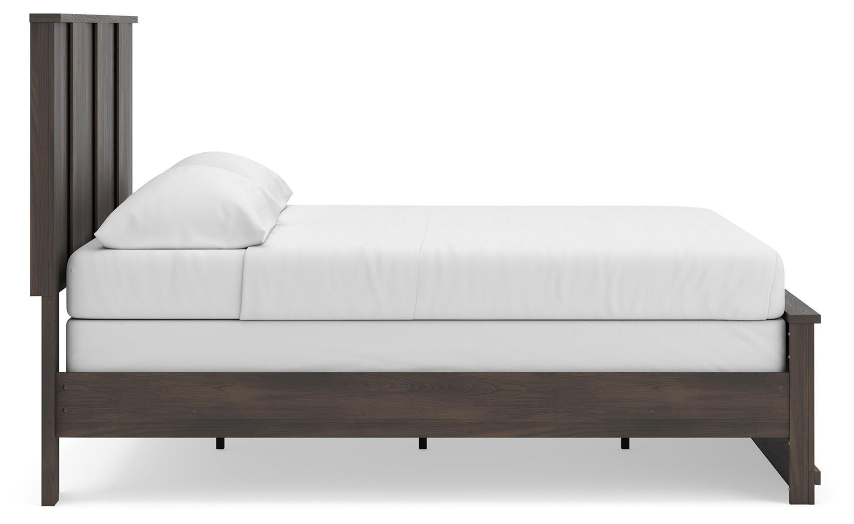 Ashley Furniture Shaehartin - King Panel Bed - Dark Brown - Image 7