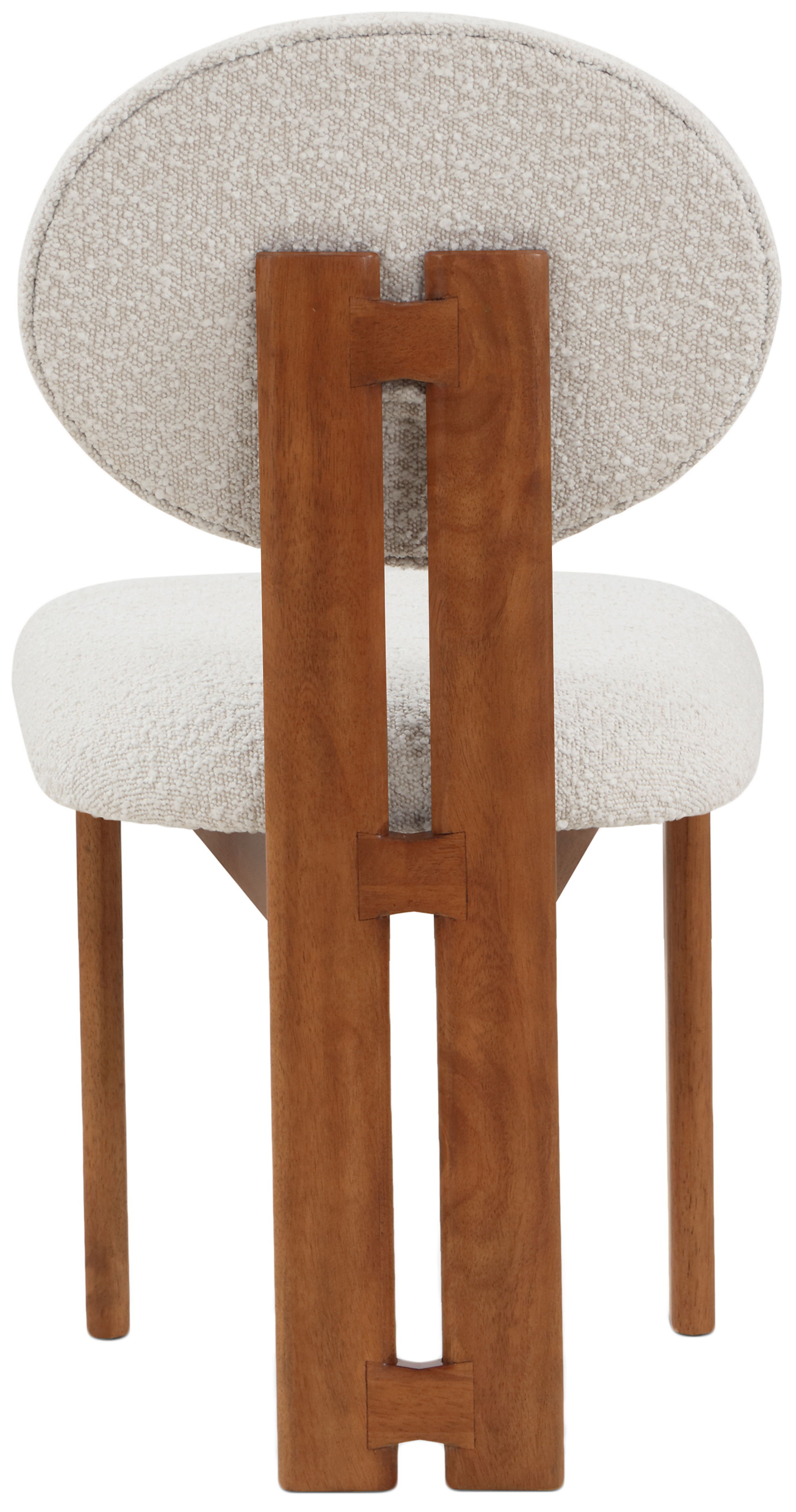 Napa - Dining Chair With Brown Legs (Set of 2) - Cream
