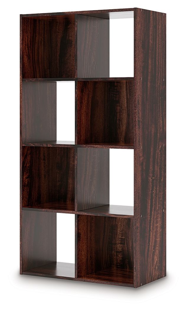 Ashley Furniture Glosmount - Eight Cube Organizer - Cherry / Light Brown - Image 3