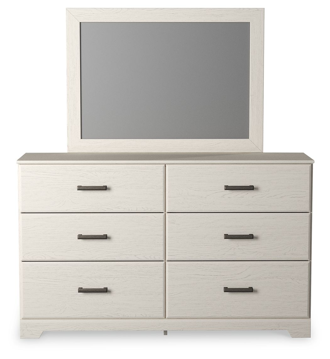 Ashley Furniture Stelsie - Dresser, Mirror - White - Image 3