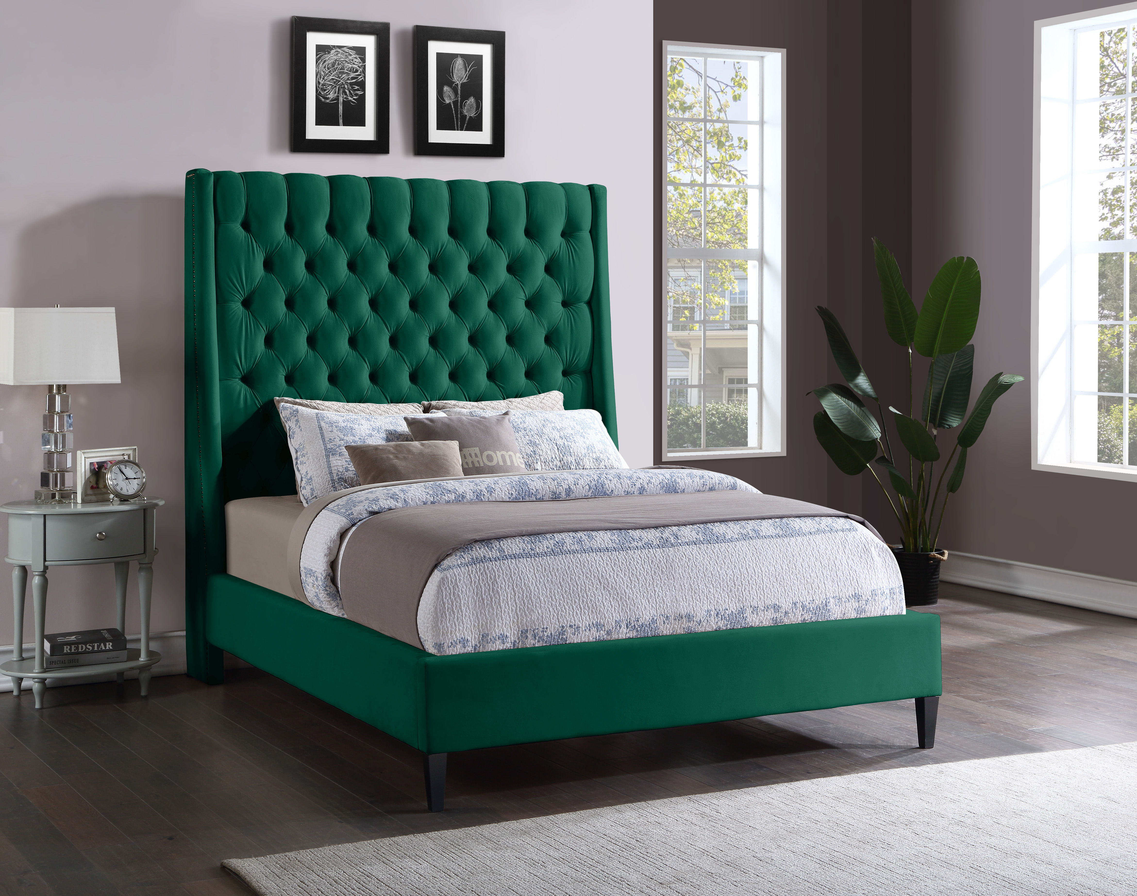 Fritz - King Bed - Green