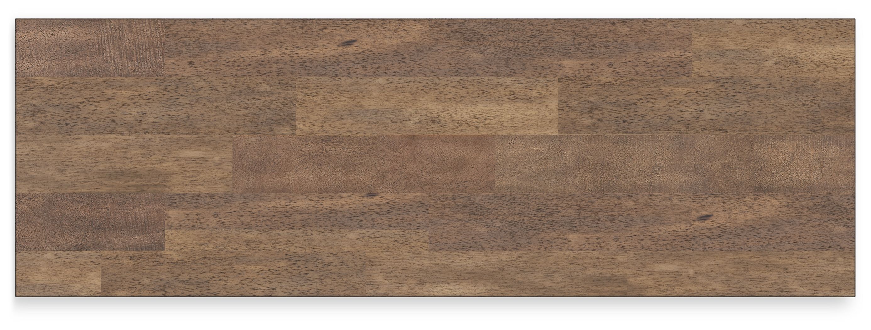 Ashley Furniture Wildenauer - Large Dining Room Bench - Brown / Black - Image 5