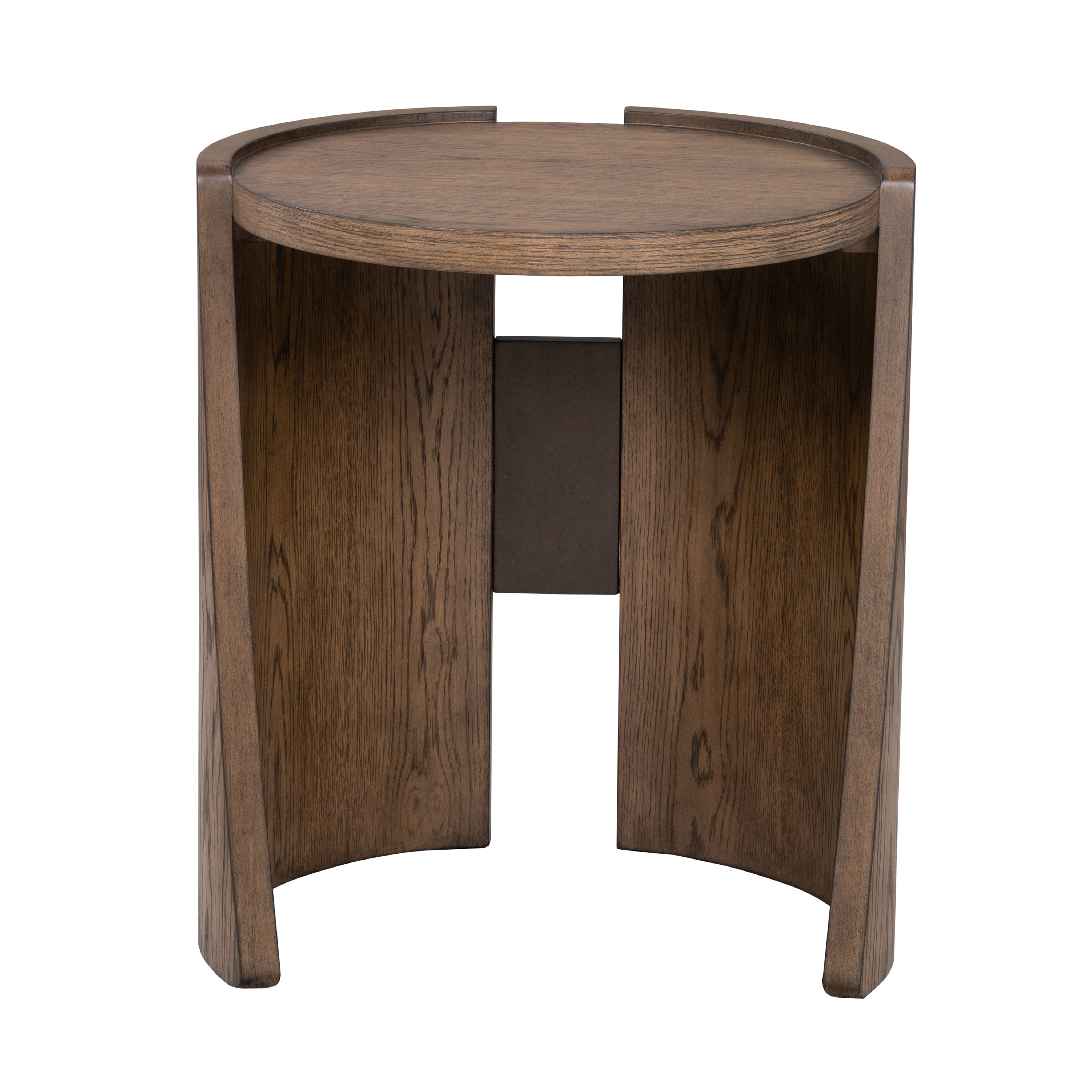 Lyra - End Table - Dark Brown / White, dark brown, view 4