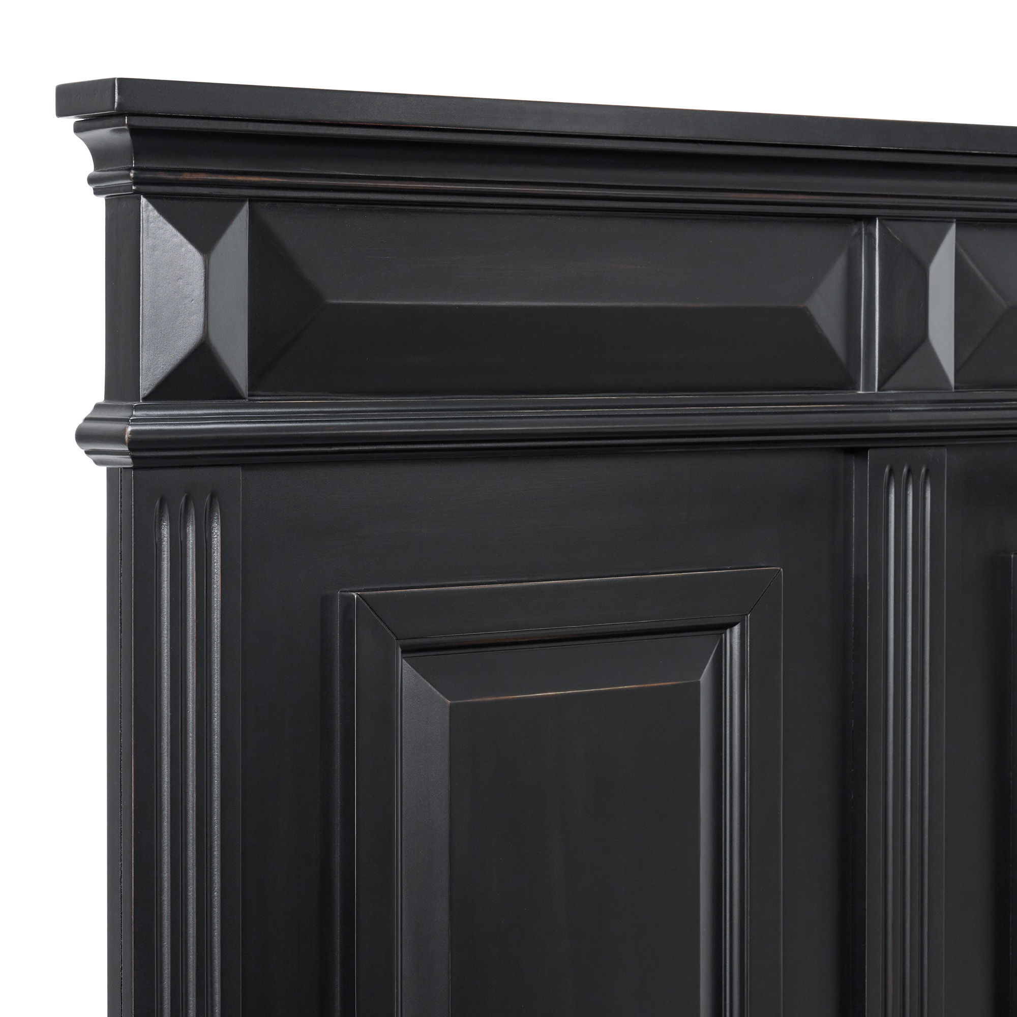 Bridgestone - King Panel Bed - Black