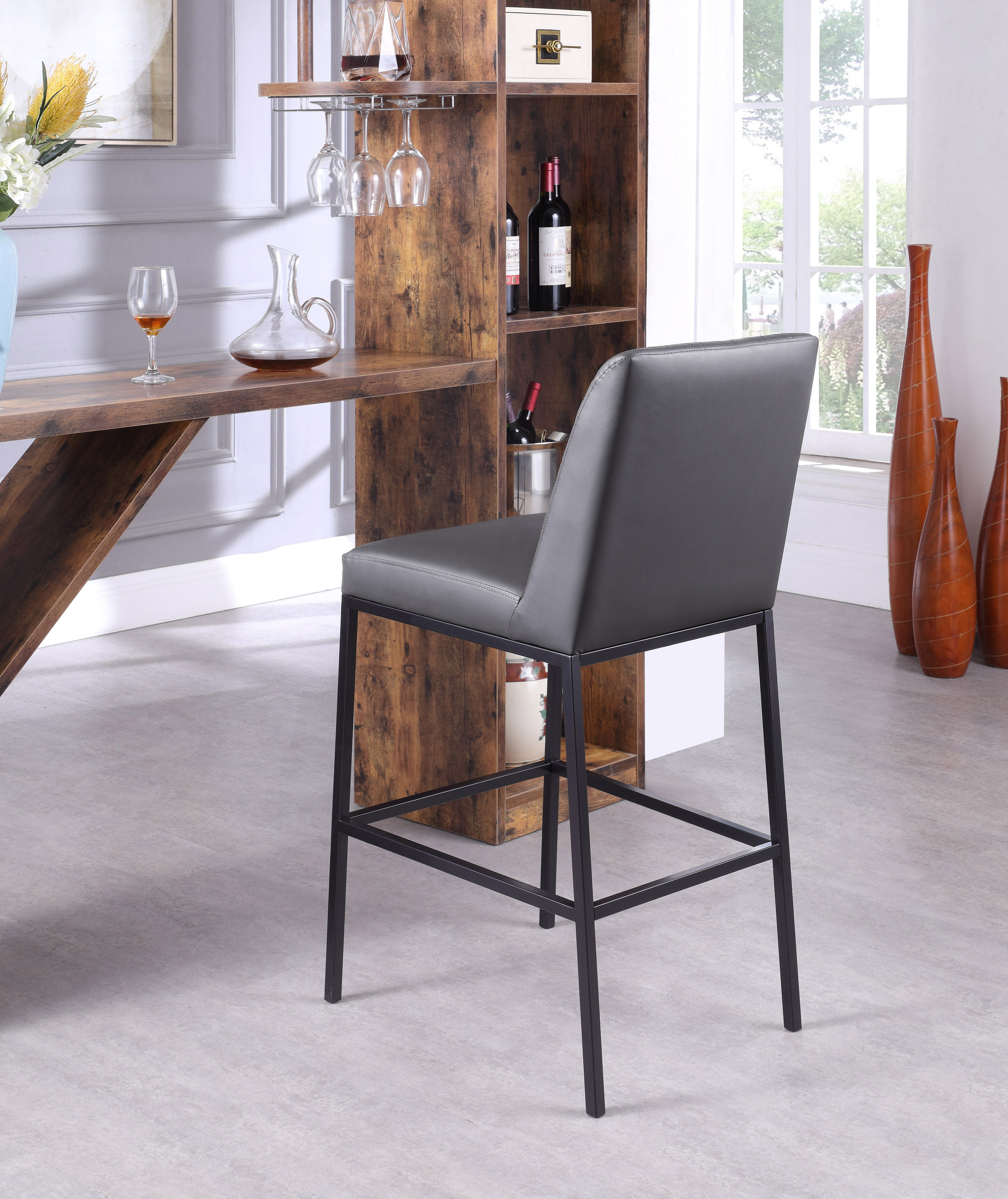 Bryce - Stool (Set of 2) - Gray