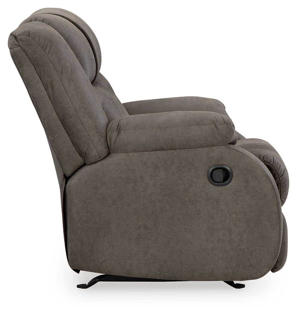 Ashley Furniture First Base - Rocker Recliner - Gunmetal - Image 5