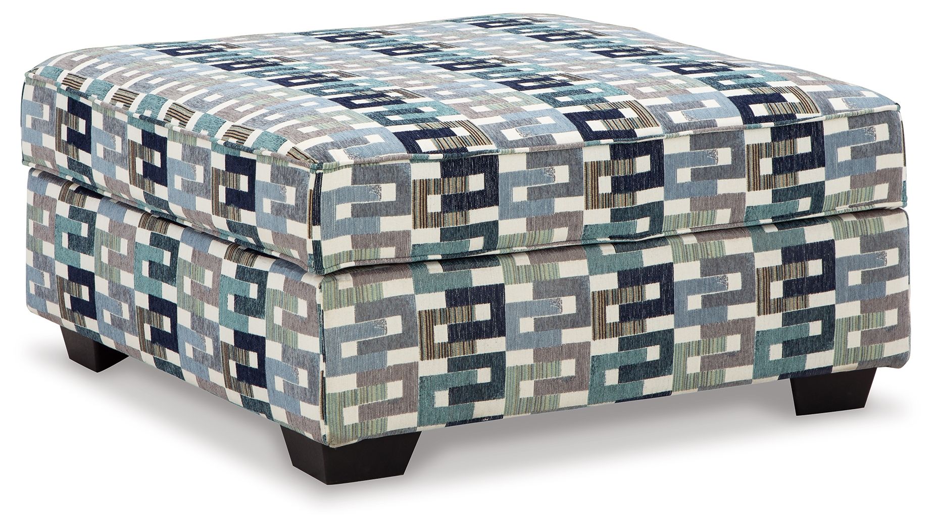 Ashley Valerano Ottoman With Storage - Parchment