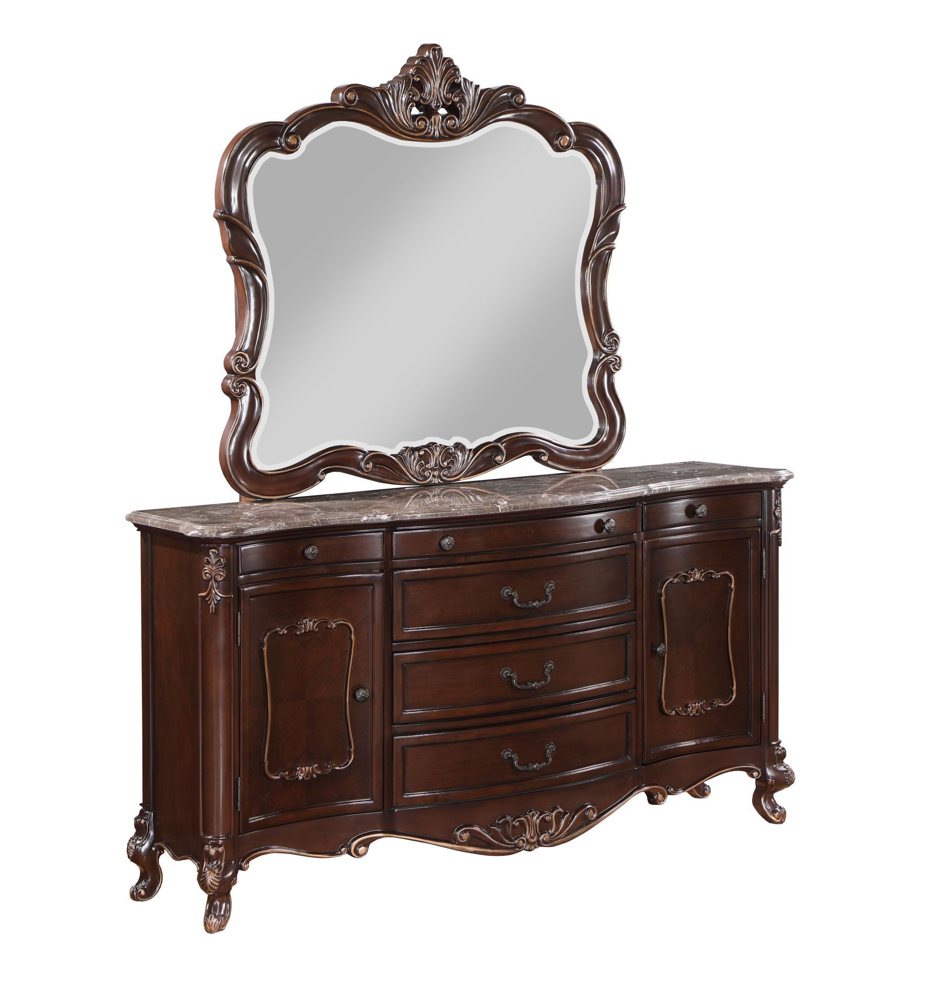 Constantine - Mirror - Cherry, dark brown, view 5