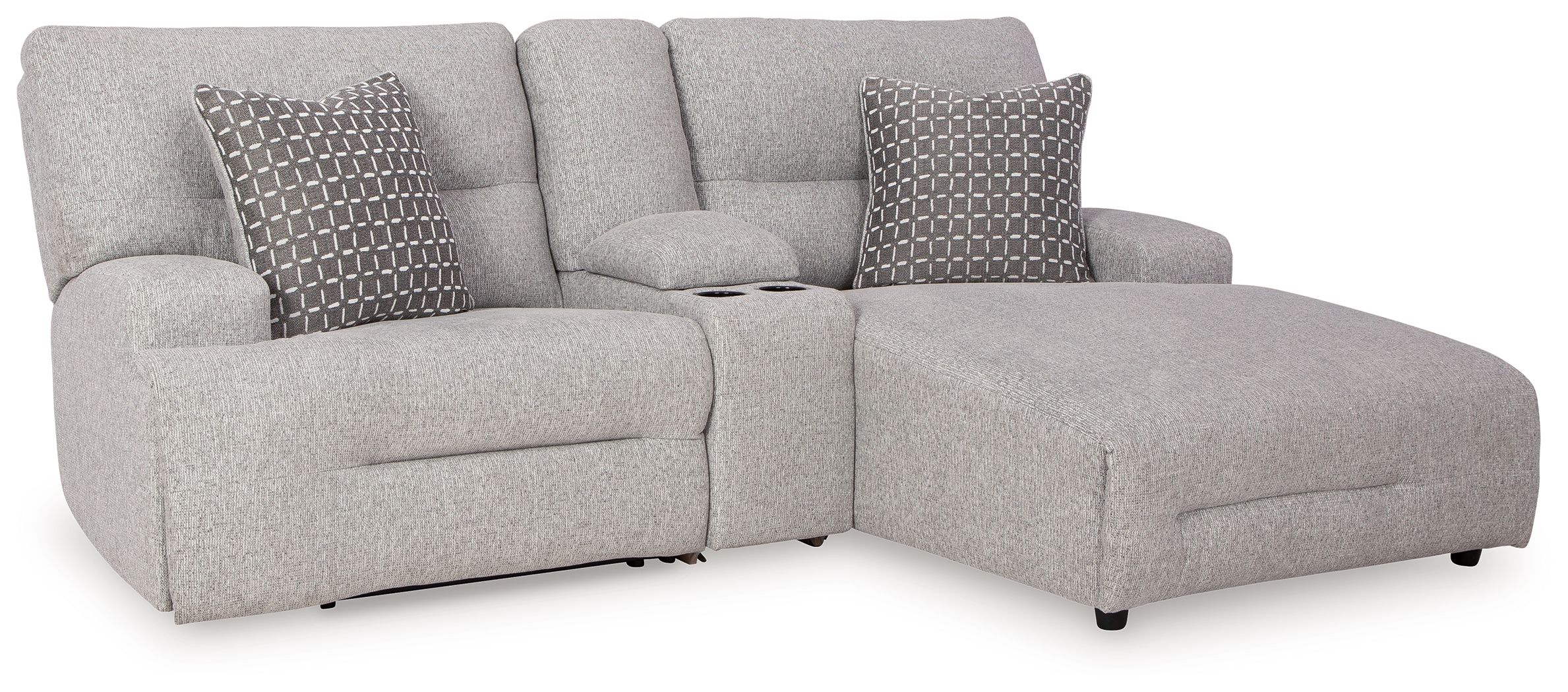 3 Pc · Power Reclining Sectional Sofa With Raf Chaise