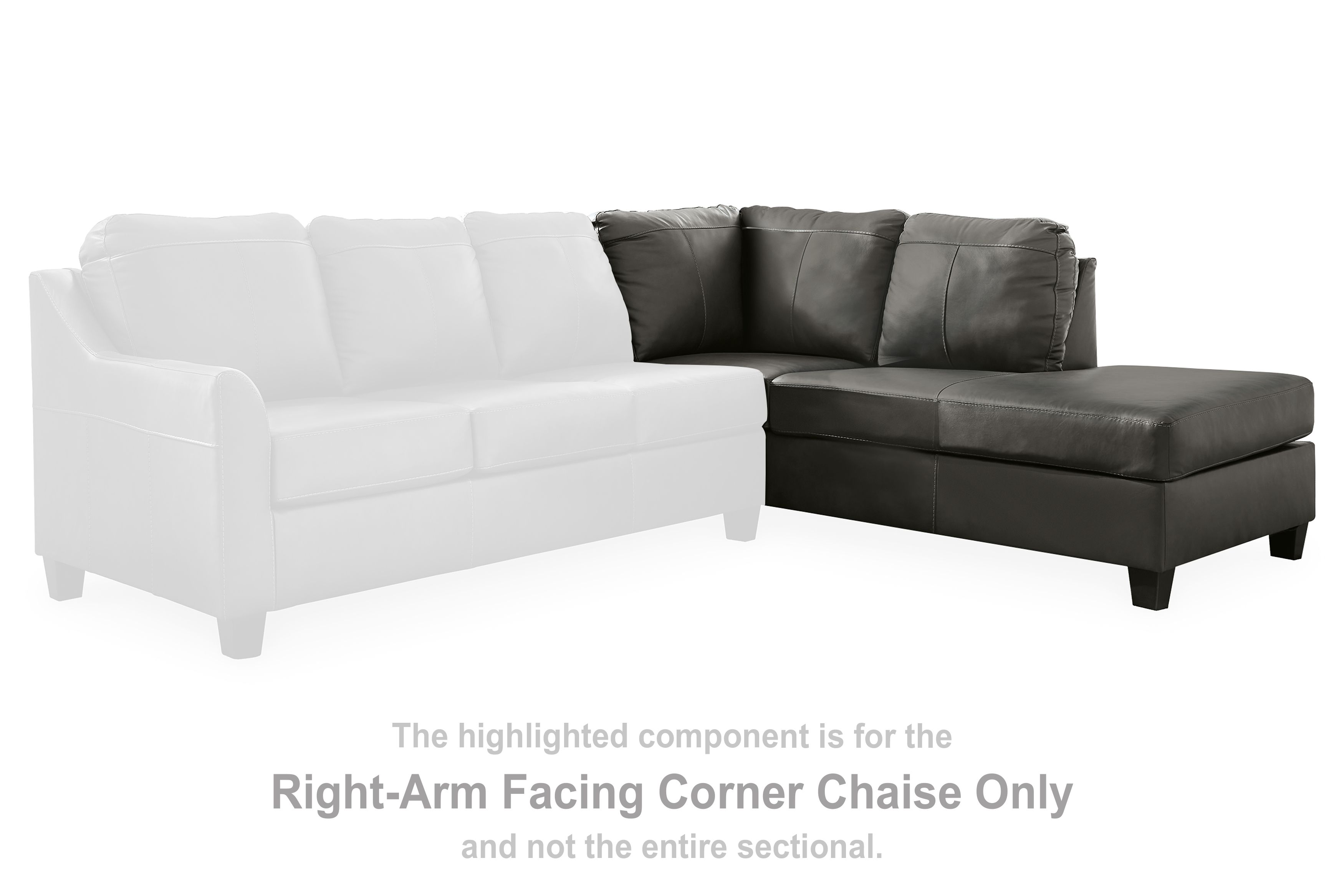 Valderno - Raf Corner Chaise - Fog