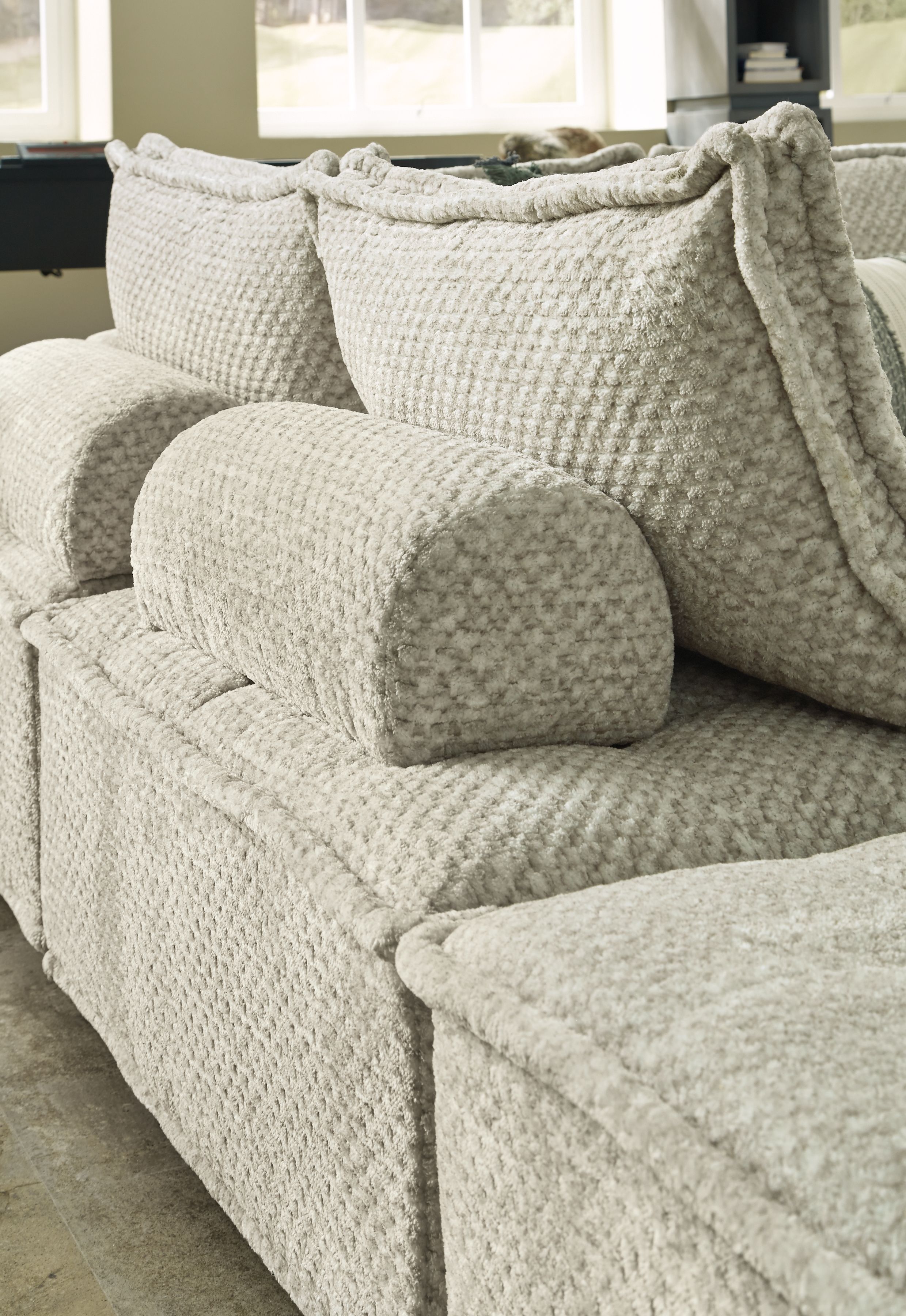 Ashley Furniture Bales - Accent Chair - Taupe - Image 8