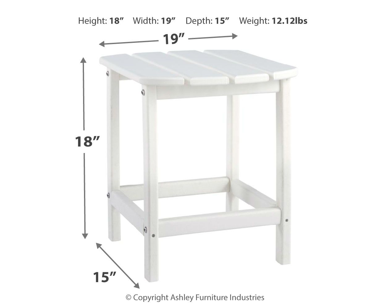 Ashley Furniture Sundown Treasure - 3 Pc. - Conversation Set - White - Image 6