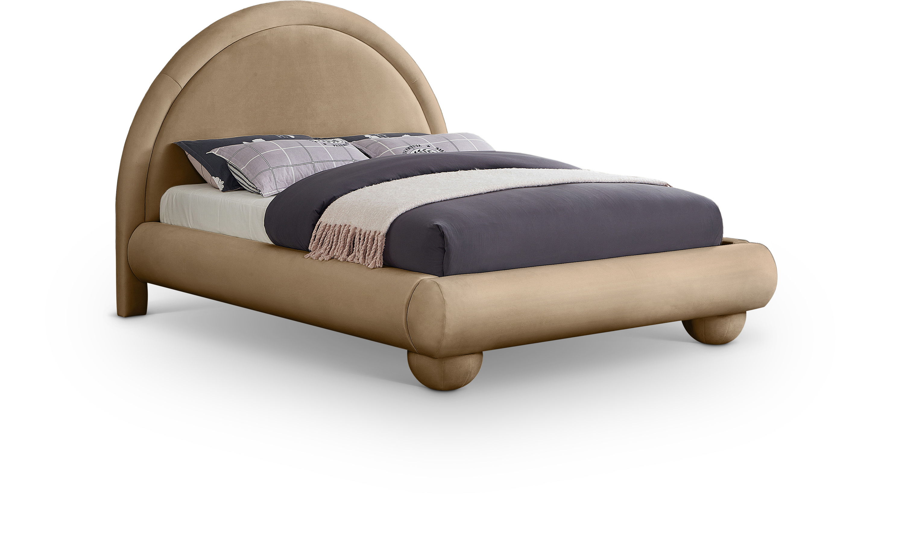 Madrid - King Bed - Beige
