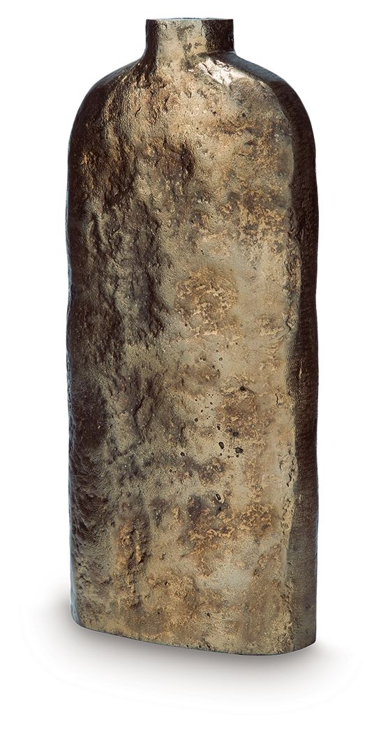 Wallmond - Vase - 13" - Antique Brass Finish