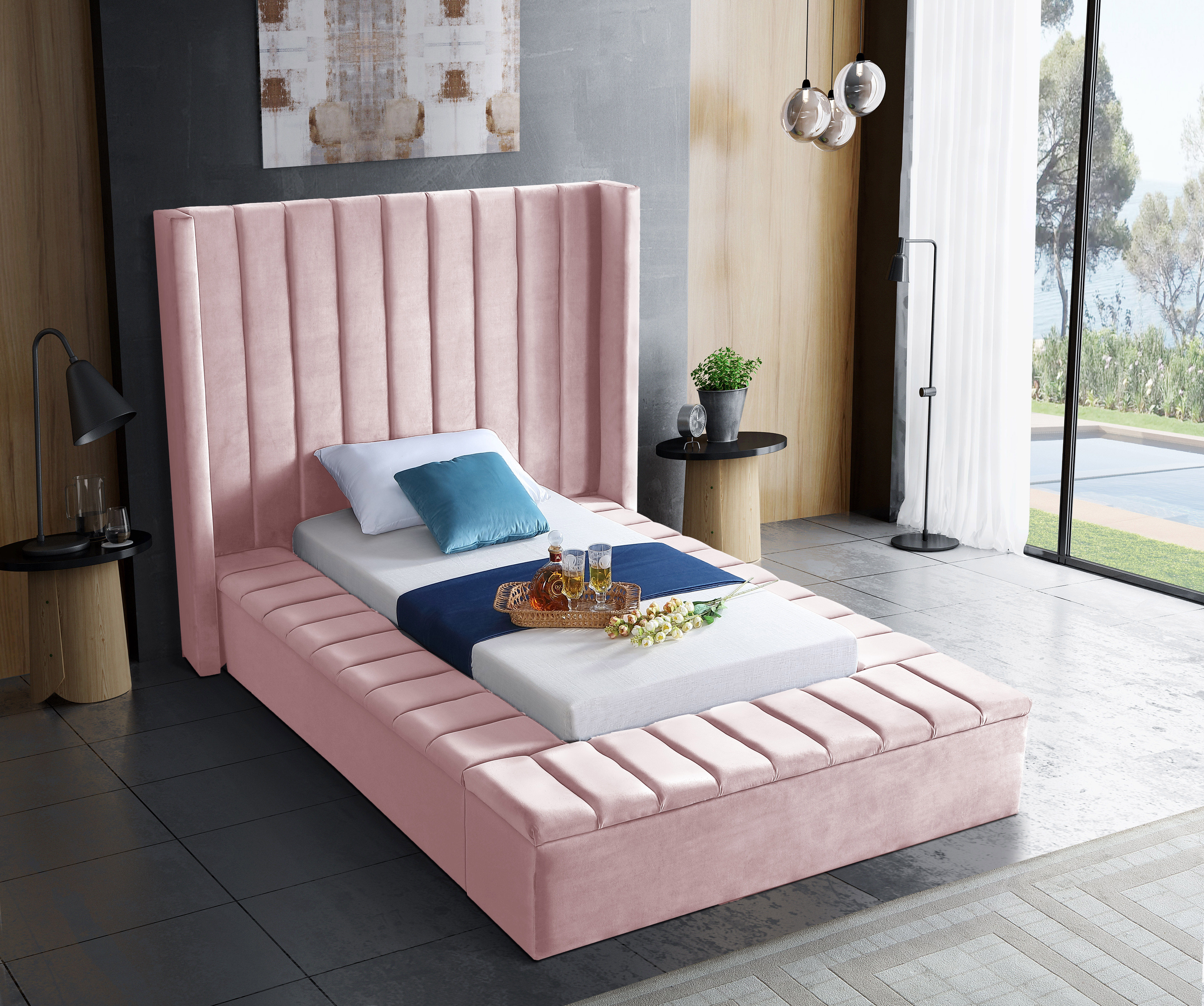 Kiki - Twin Bed - Pink