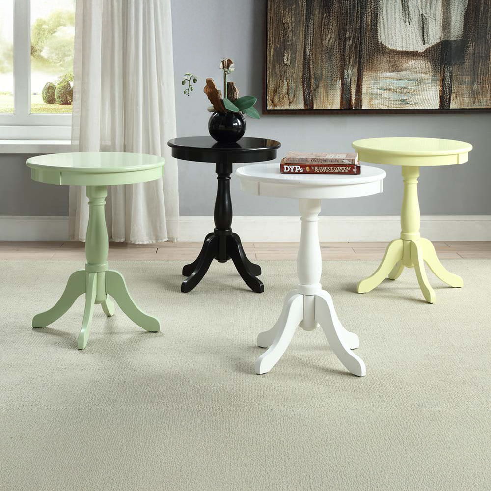 Alger - Accent Table - White, white, view 3