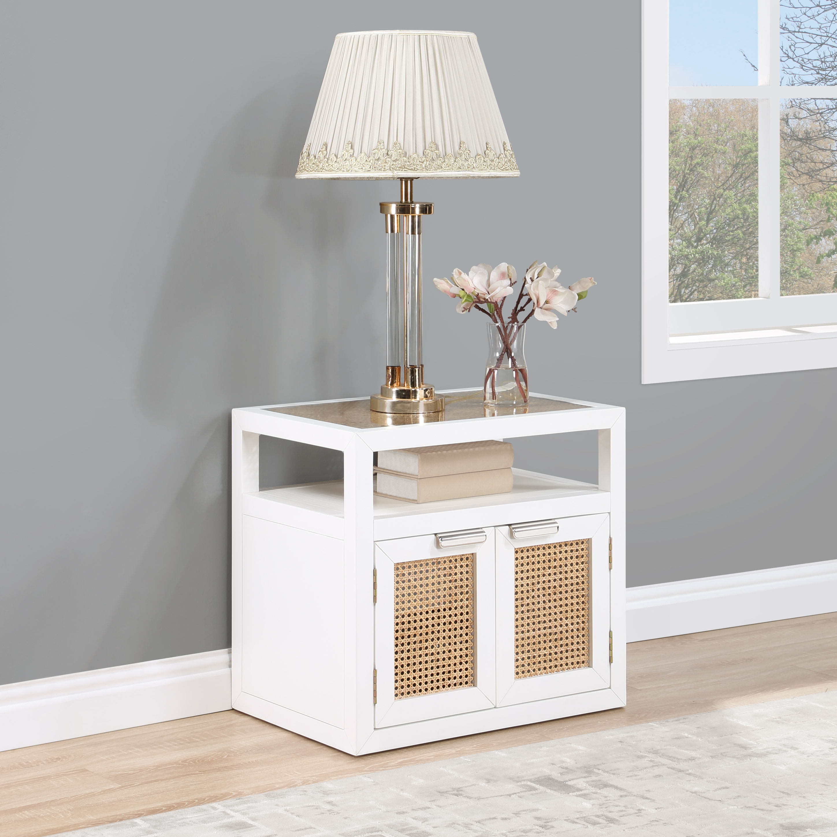 Cole - Night Stand - White