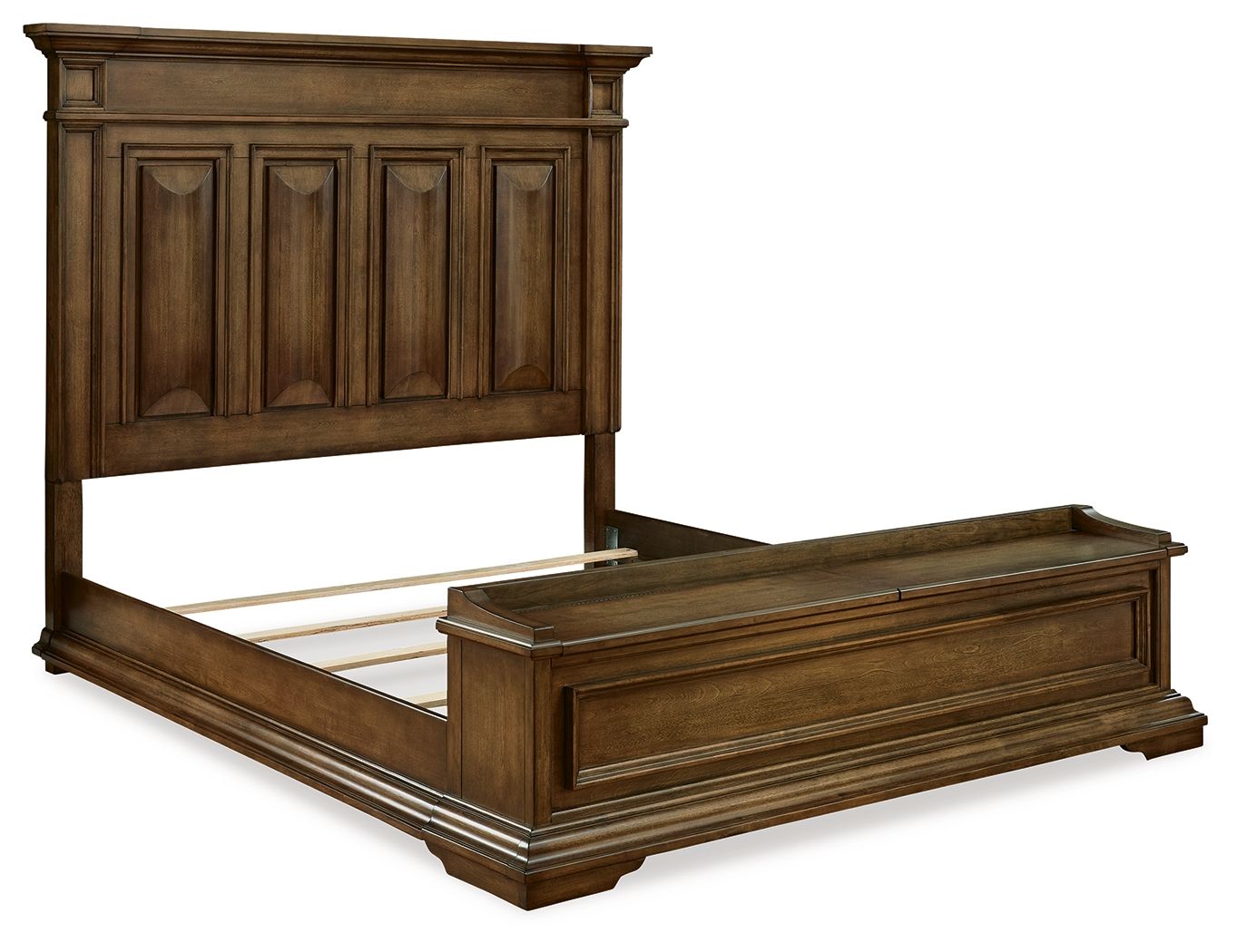 Ashley Furniture Frantanna - California King Panel Storage Bed - Brown - Image 6