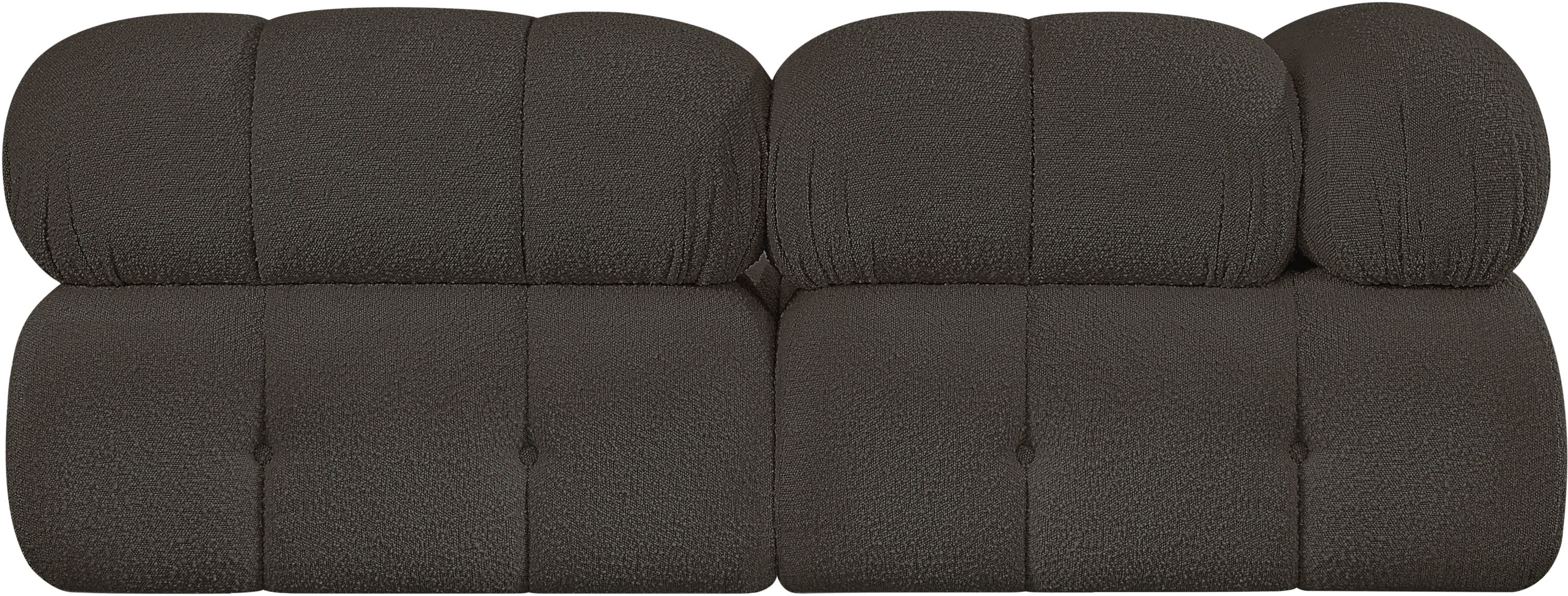Ames - 2 Piece Modular Sofa - Dark Brown