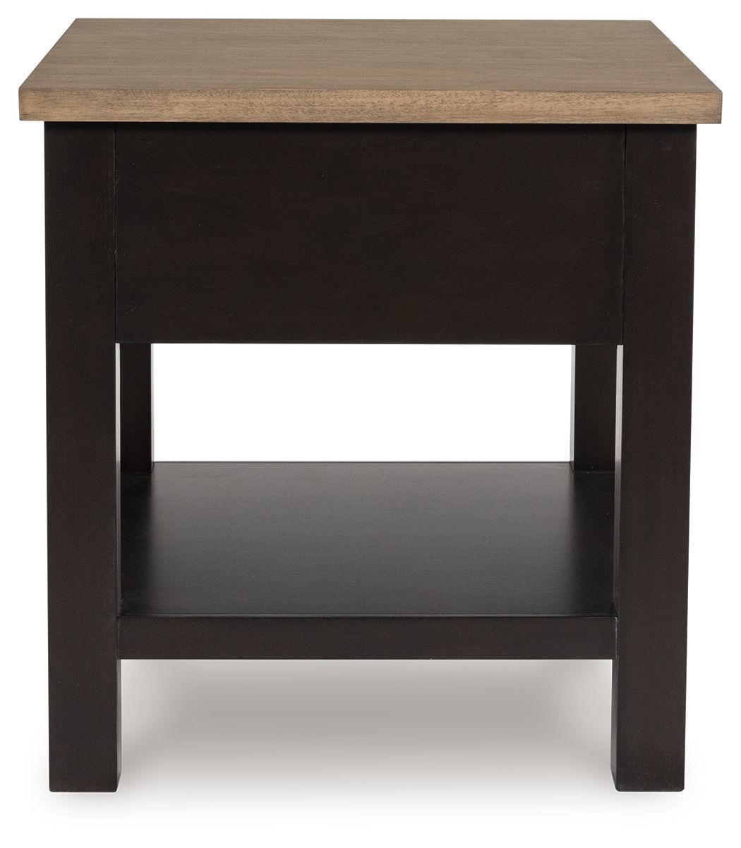 Ashley Furniture Drazmine - Rectangular End Table - Brown - Image 6