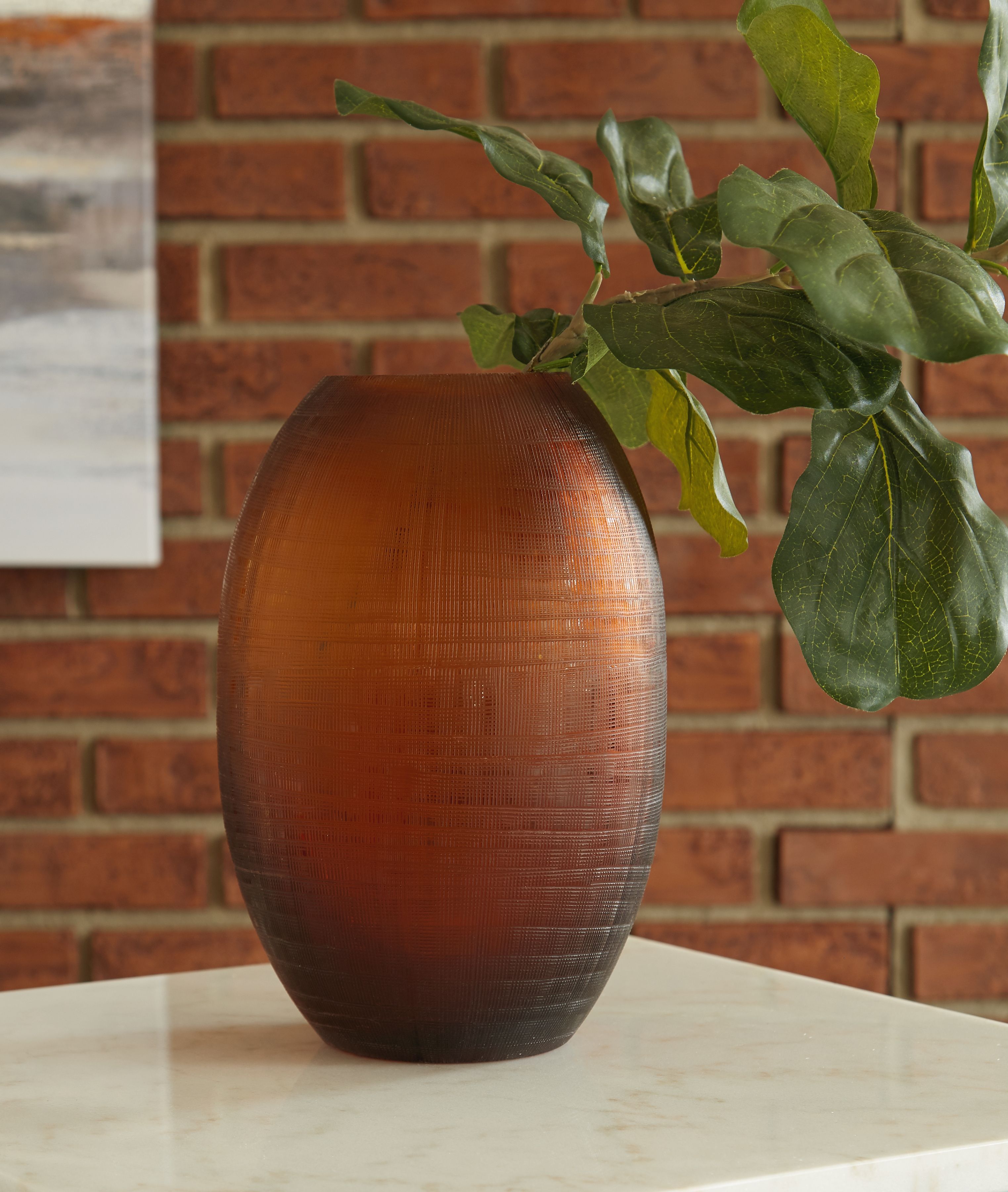 Embersen - Vase (Set of 2) 11" - Amber