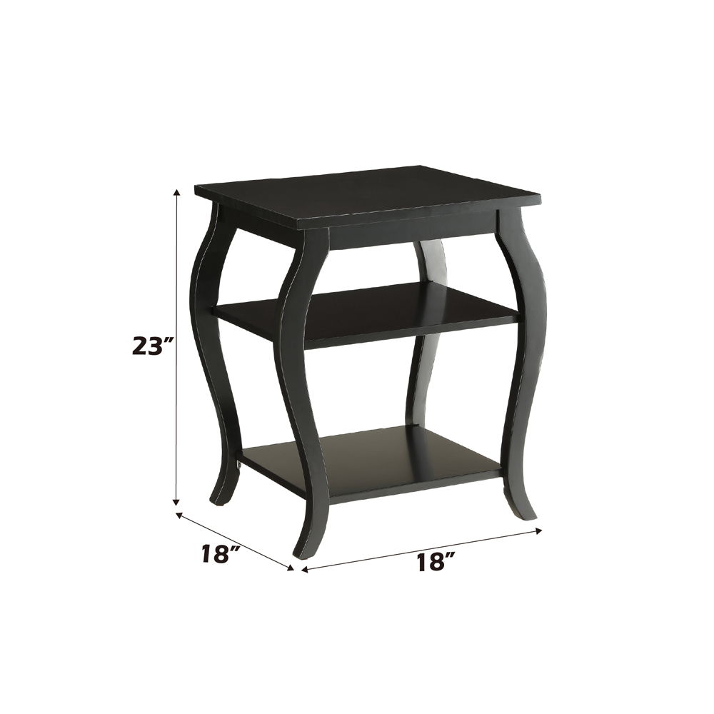 Becci - Accent Table - Black, black, view 5