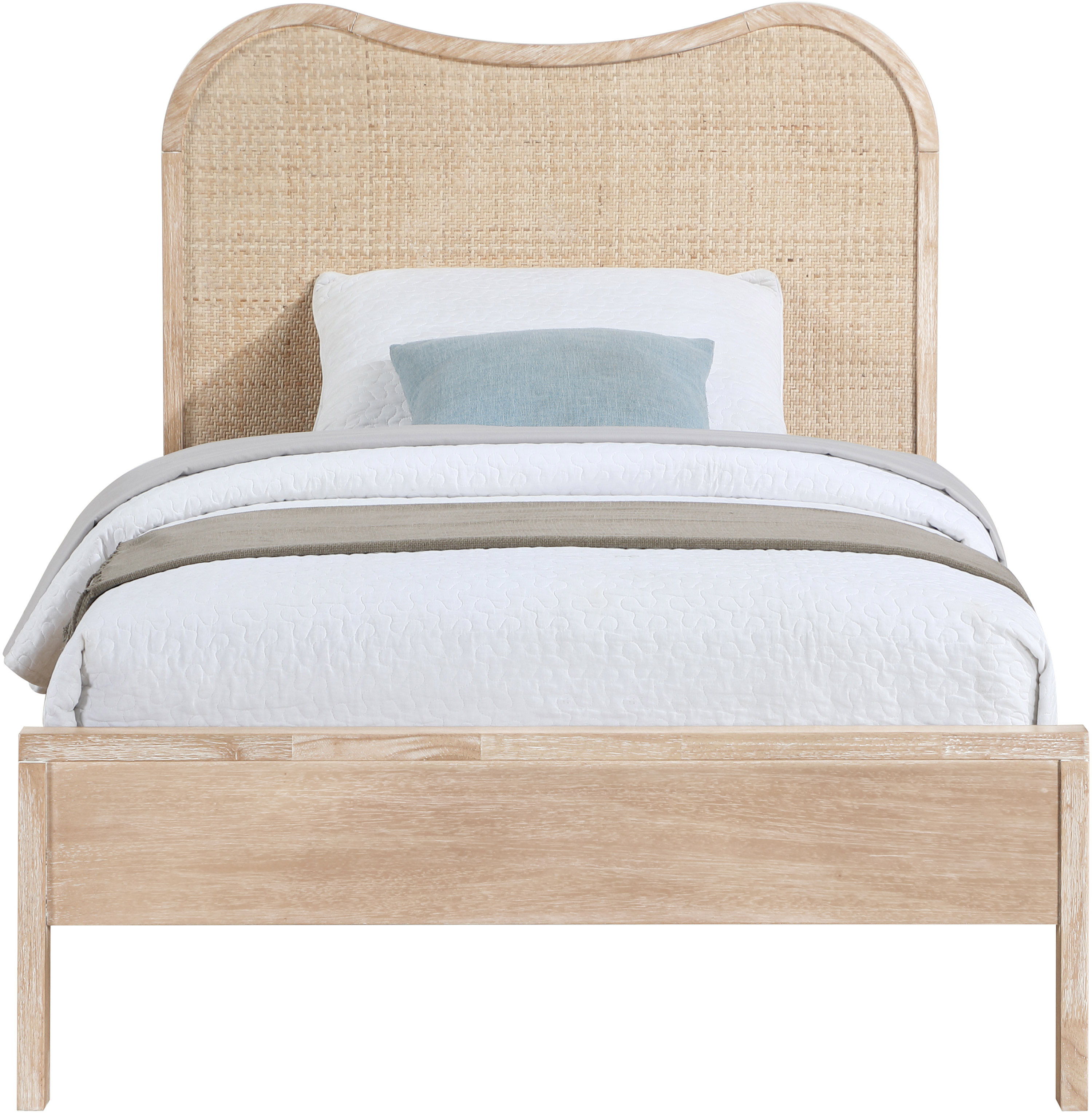 Windsor - Rubberwood Twin Bed - Natural