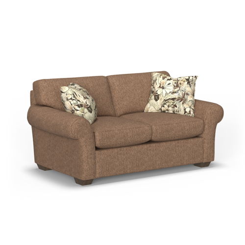 Vail - Fabric Loveseat, light brown
